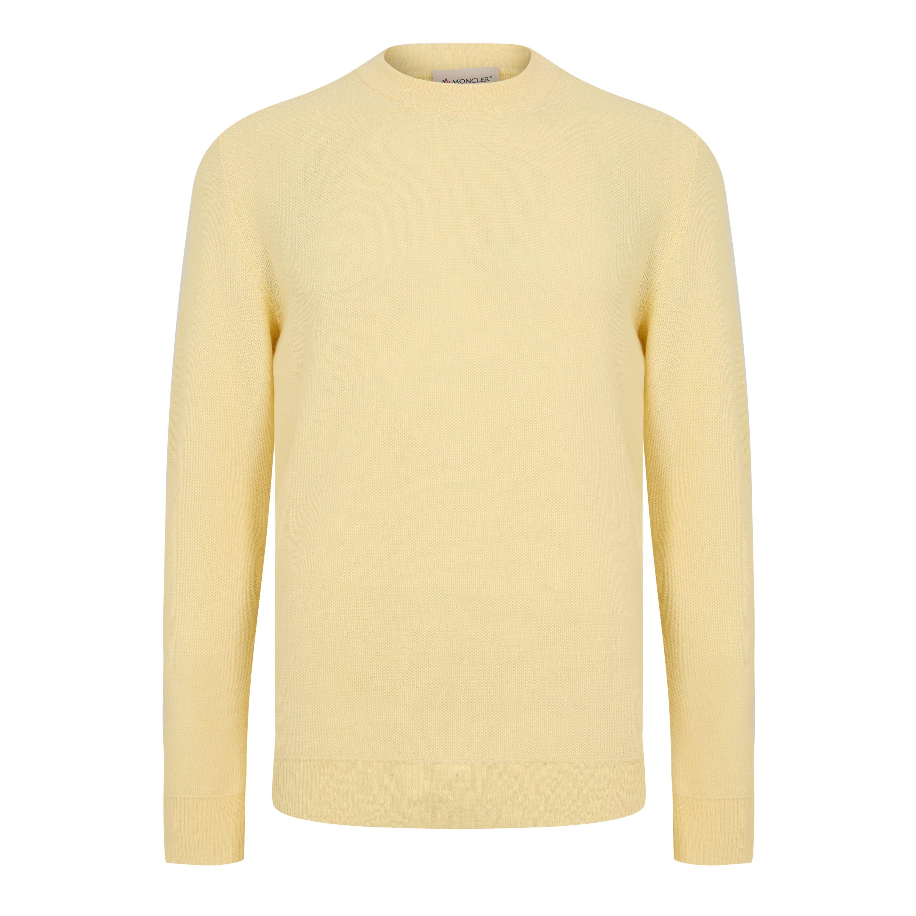 Moncler Men's Edit Crew Neck Jumper - Beige 20A - XL