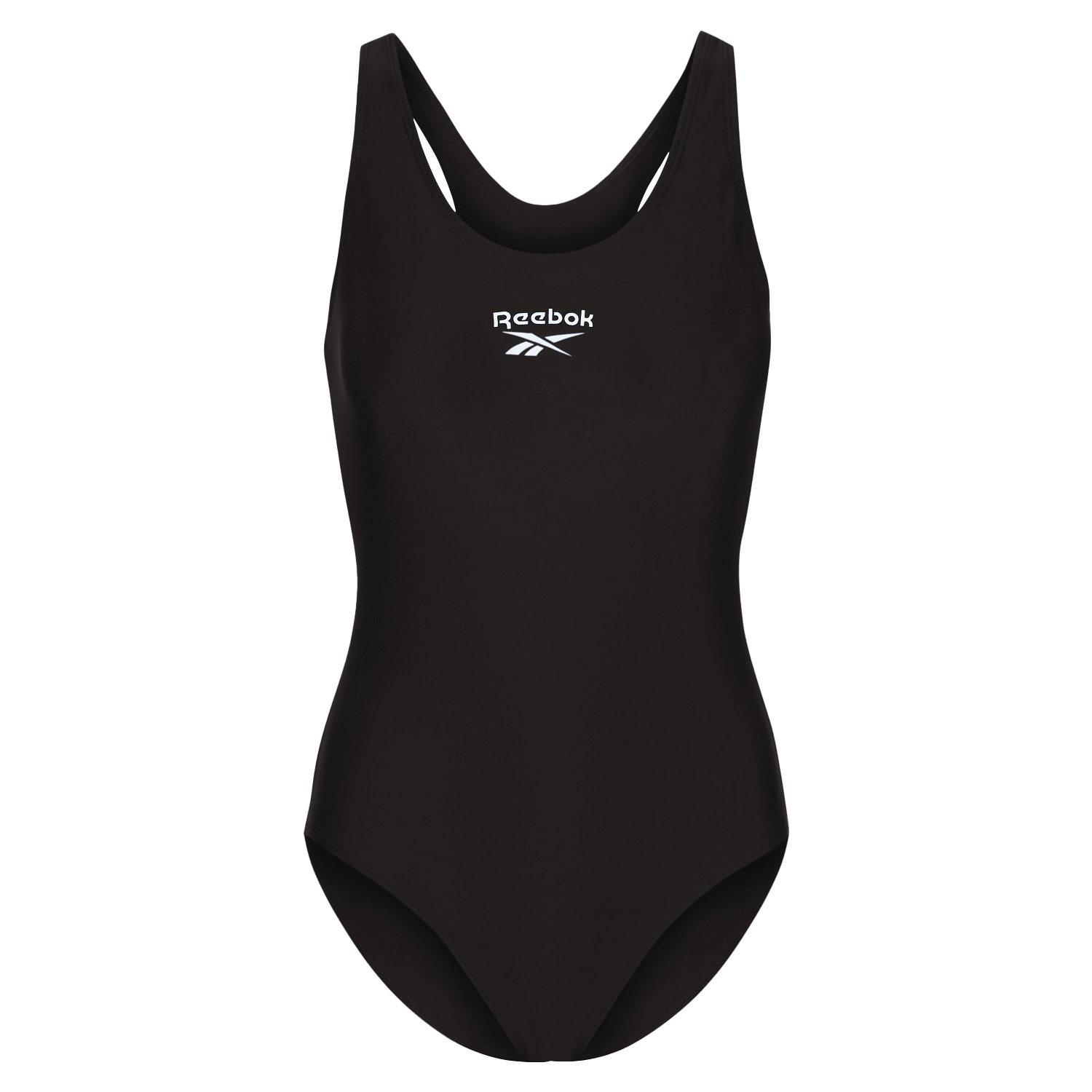 Black - Reebok - Womens Swimsuit Adelia - 1
