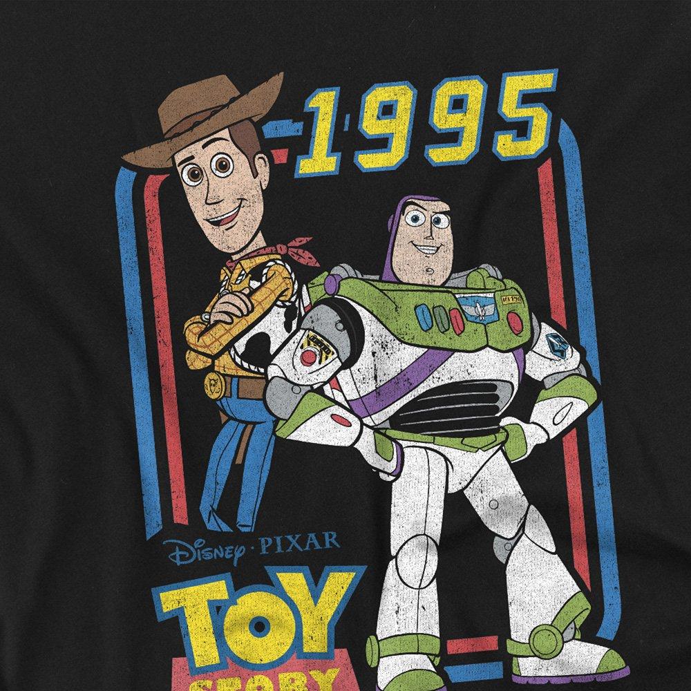 Black - Disney - Toy Story Woody And Buzz 1995 Kids T-Shirt Black - 2