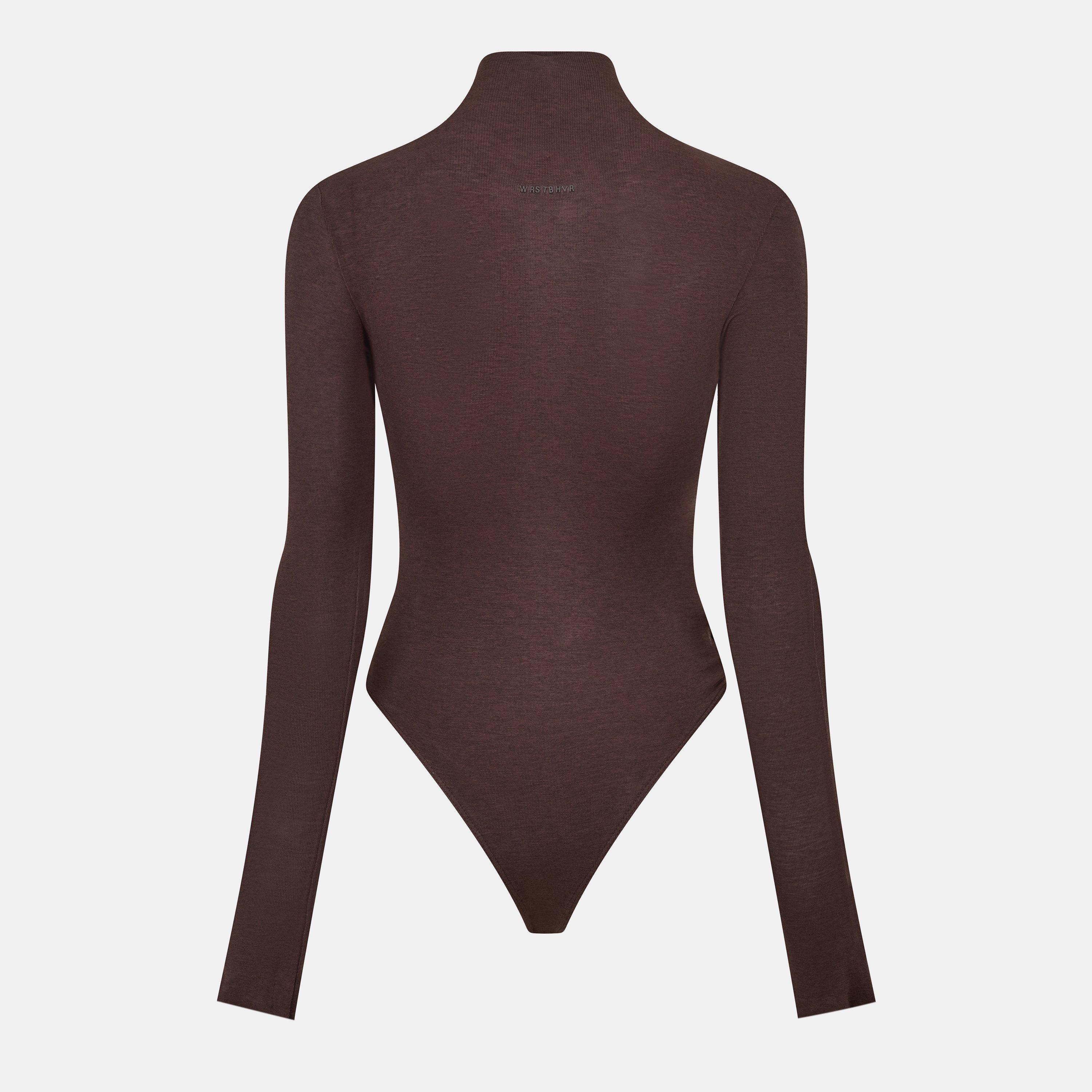 Chocolate - WRSTBHVR - Women's Worst B Amber Body Bodysuit - 2