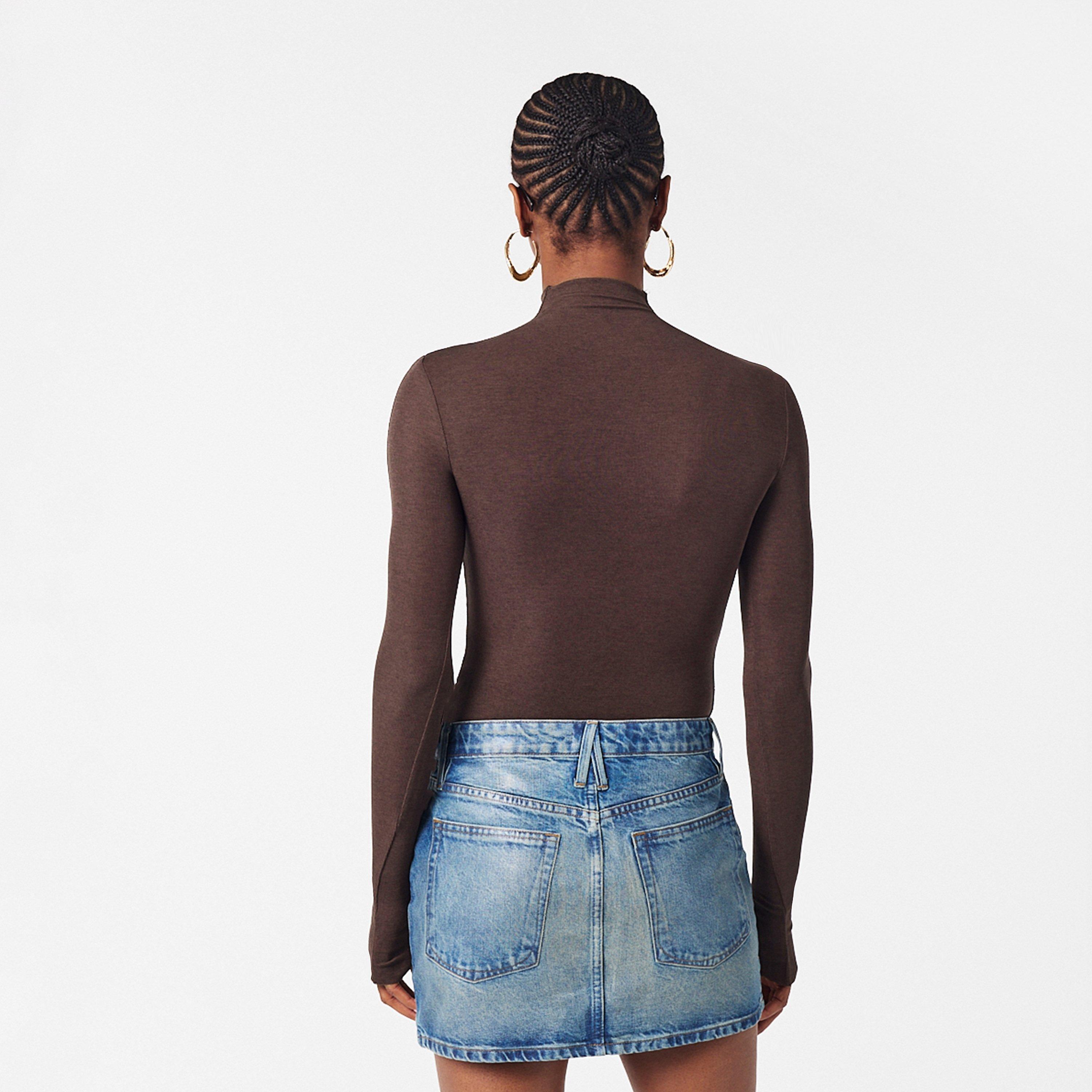 Chocolate - WRSTBHVR - Women's Worst B Amber Body Bodysuit - 4