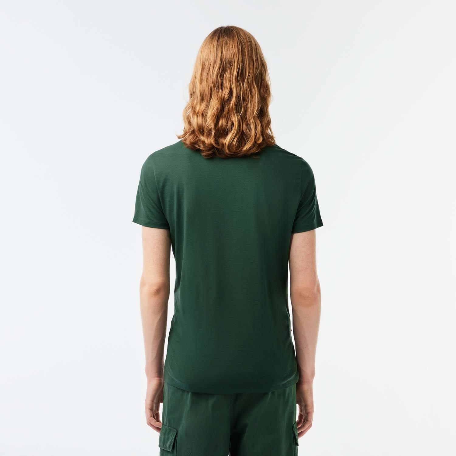 Green - Lacoste - Cotton Pima T-Shirt - 2
