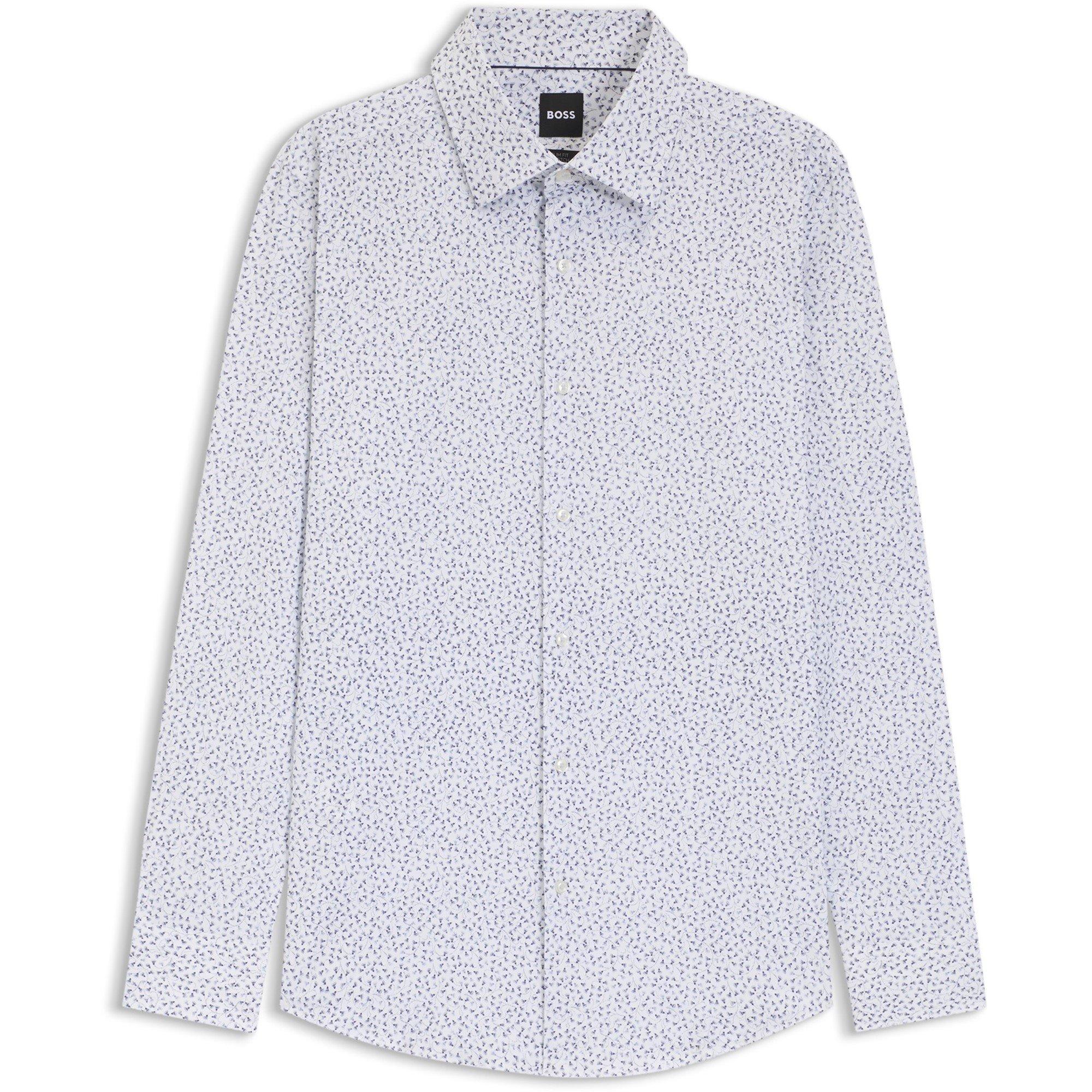 Blue 420 - Boss - Men's Hank Long Sleeve Shirt