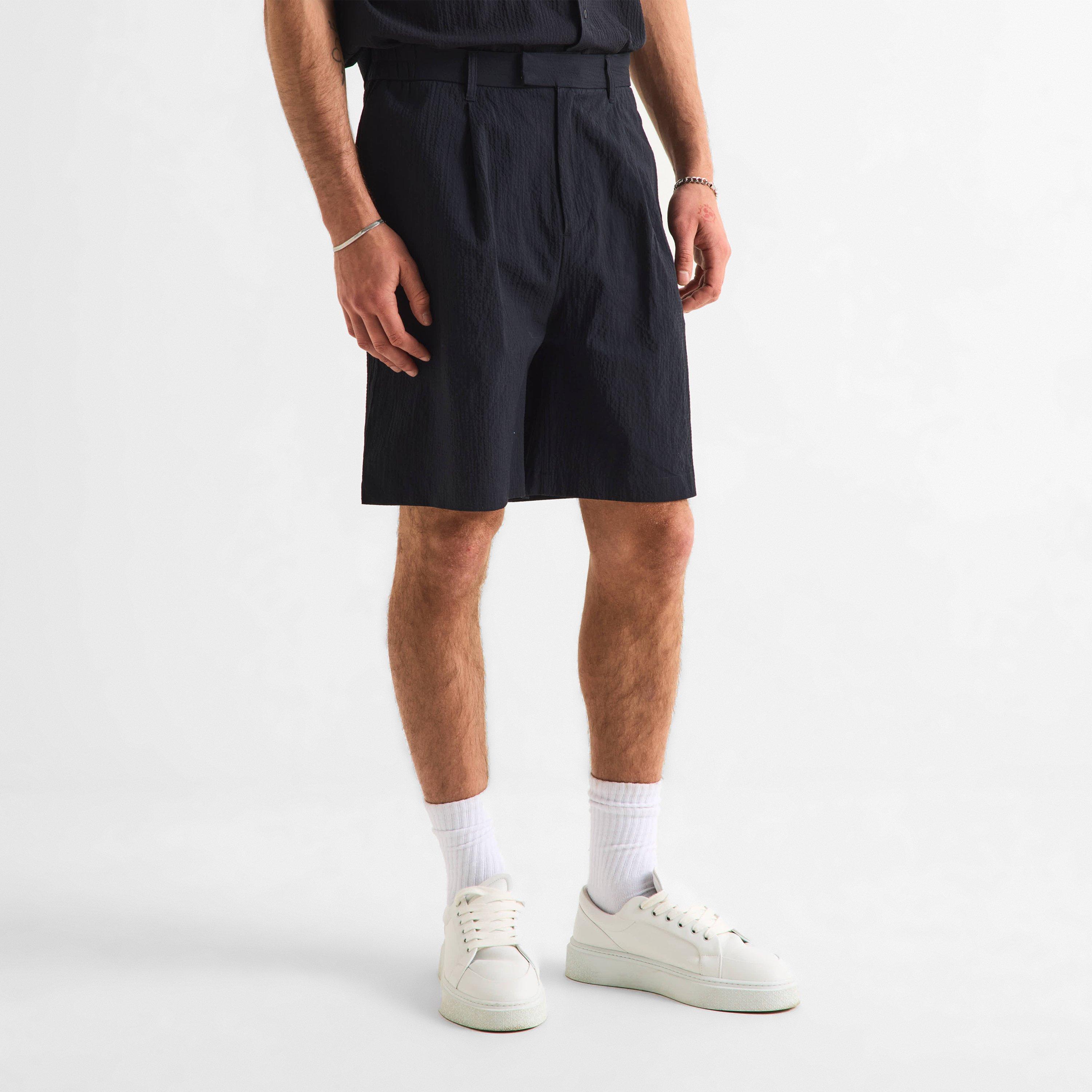 Black - The Couture Club - Men's Woven Tracksuit Shorts - 3