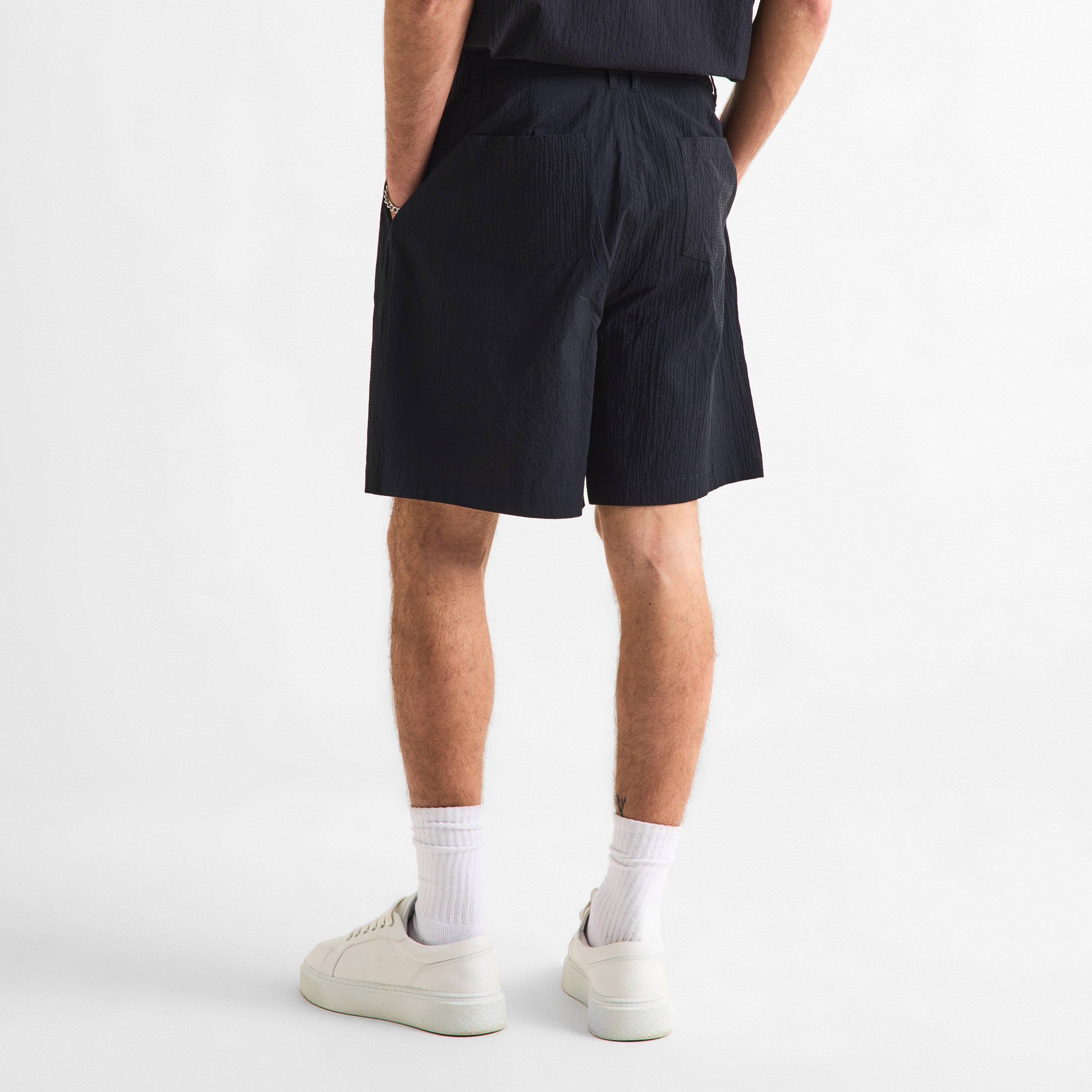 Black - The Couture Club - Men's Woven Tracksuit Shorts - 4
