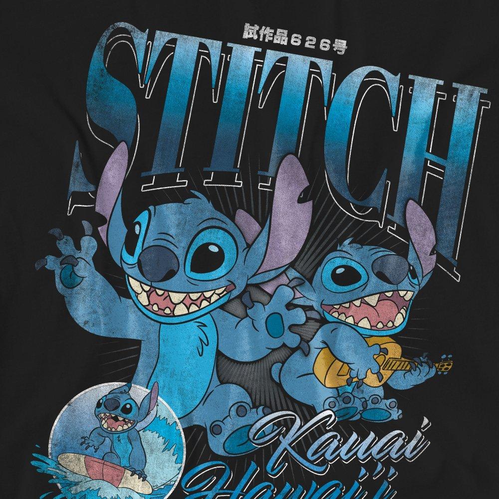 Black - Disney - Lilo And Stitch Homage T-Shirt Black - 2