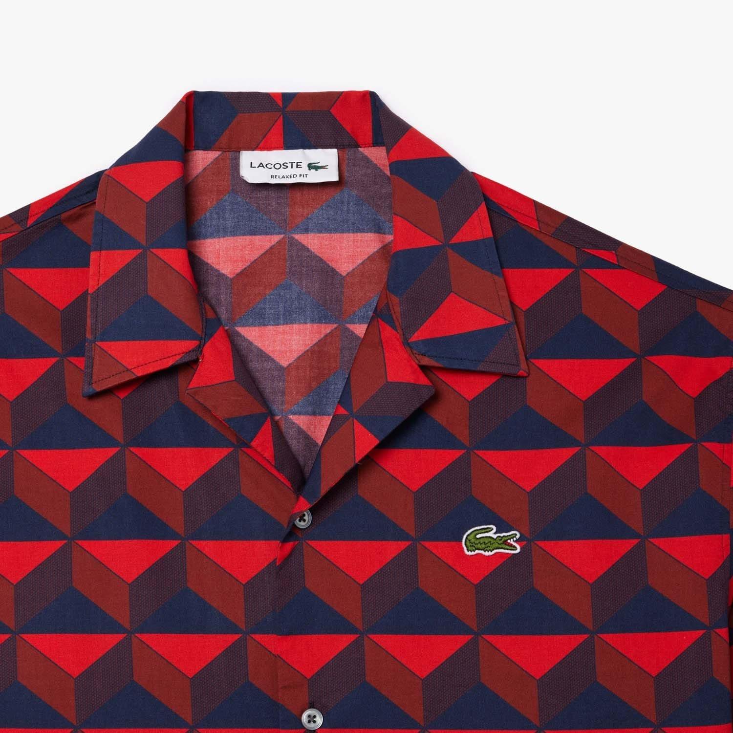 Multi Colour - Lacoste - Relaxed-Fit Print Shirt - 2
