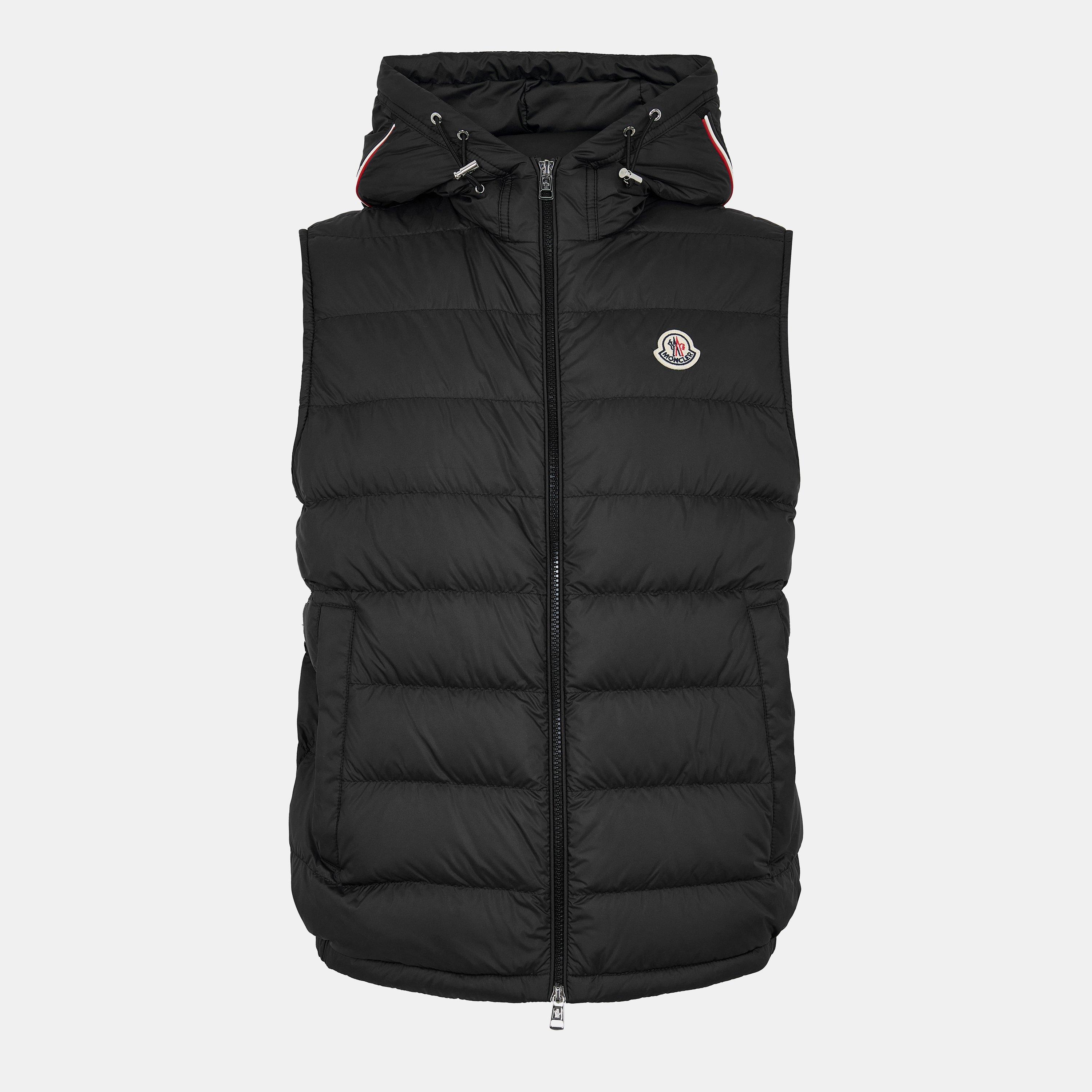 Moncler Men's Hooded Gilet - Black 999 - L