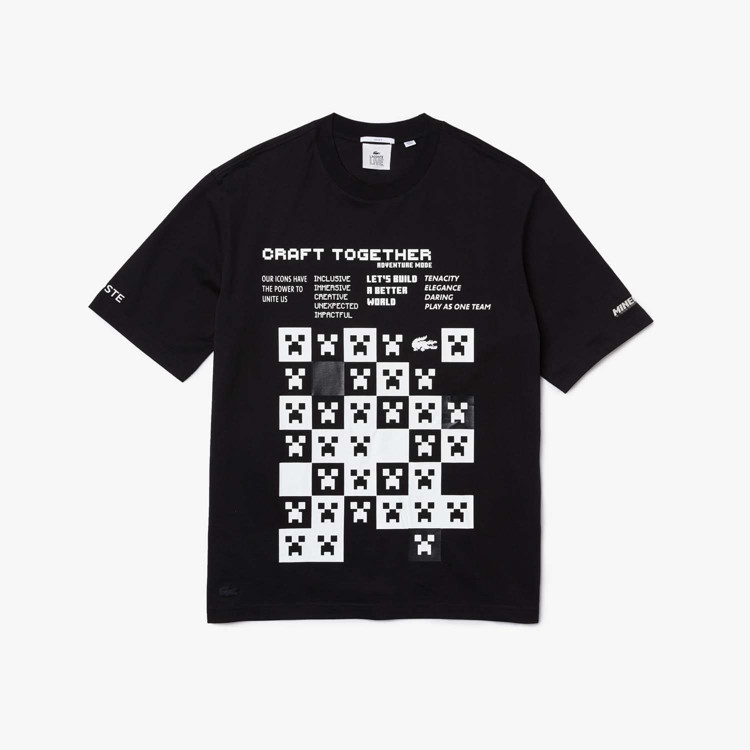 Minecraft Shirt Ripoff Lacoste | x Minecraft T-Shirt | Regular Fit T-Shirts | FRASERS