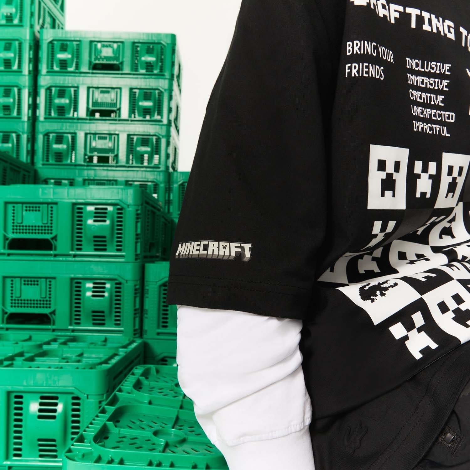 Minecraft Shirt Ripoff Lacoste | x Minecraft T-Shirt | Regular Fit T-Shirts | FRASERS