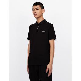 Armani Exchange Jersey Cotton Polo Shirt