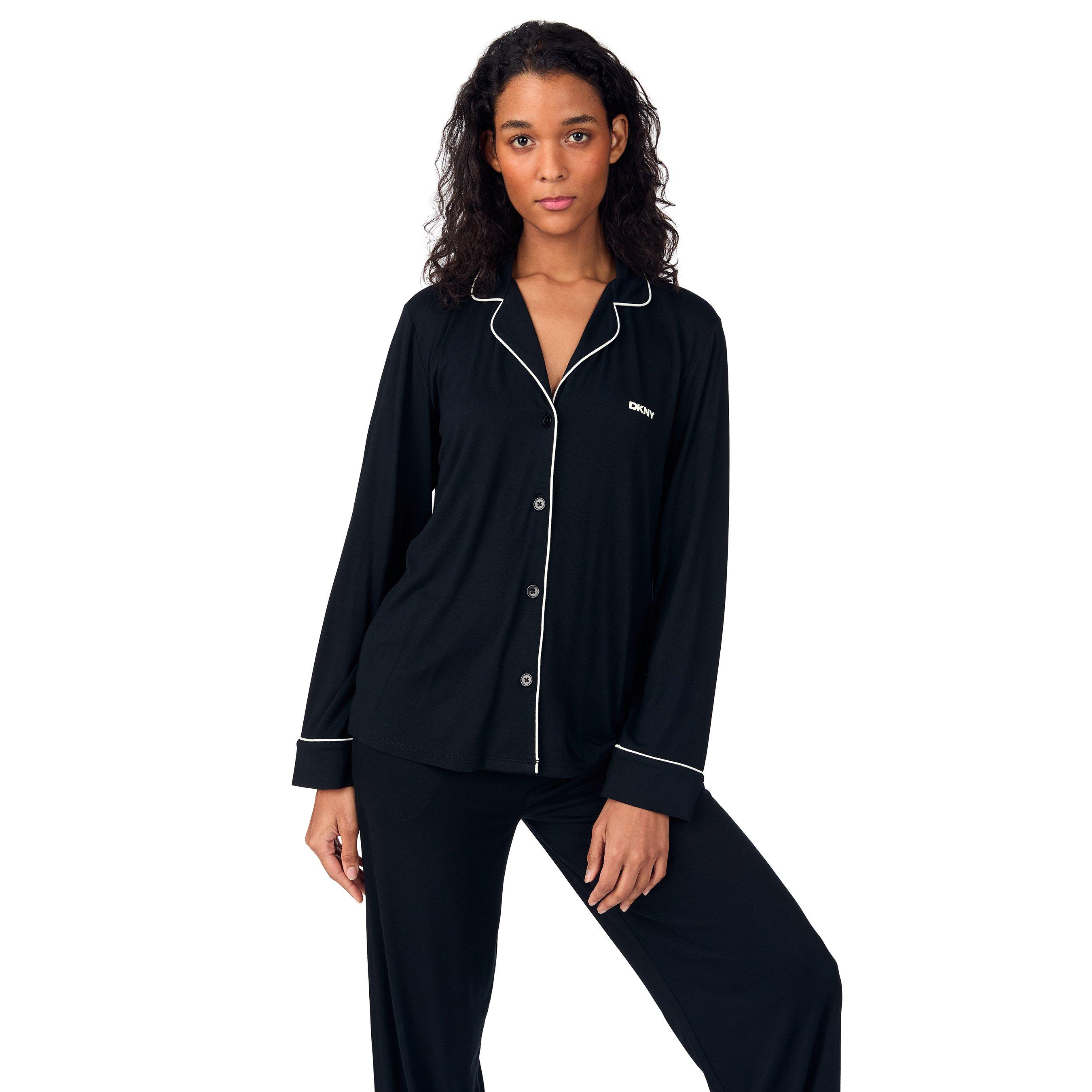 Negro - DKNY - Womens Long-Sleeve Pyjama Sets - 4