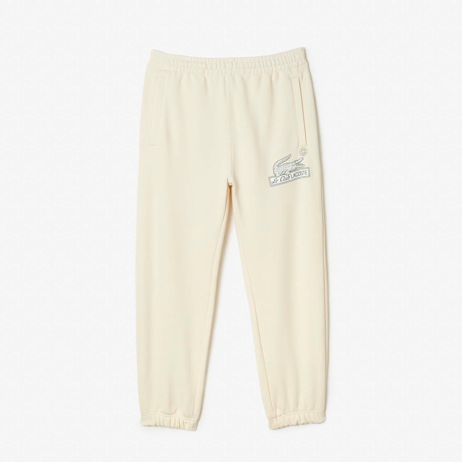 Cream - Lacoste - Organic Cotton Track Pants - 3