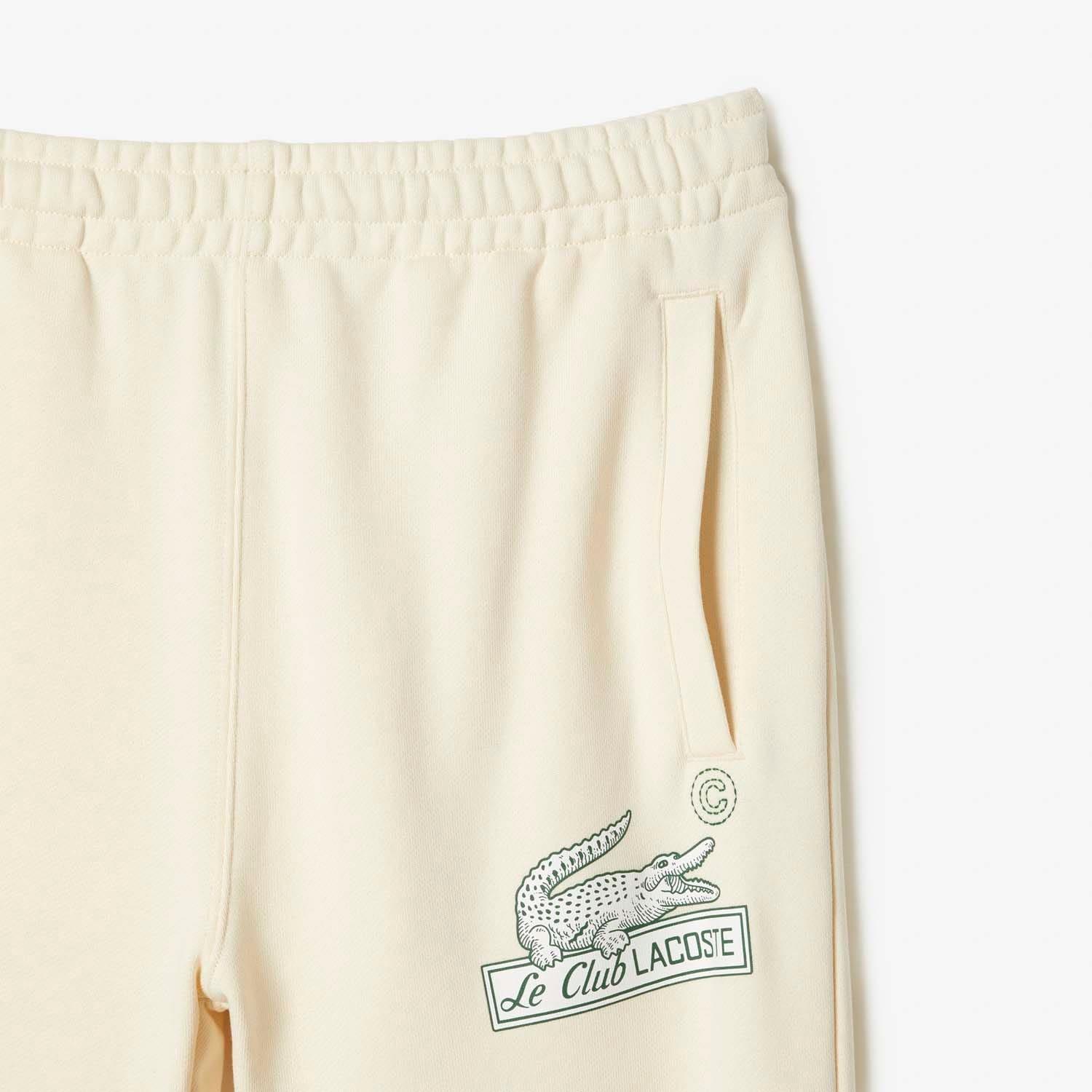 Cream - Lacoste - Organic Cotton Track Pants - 6