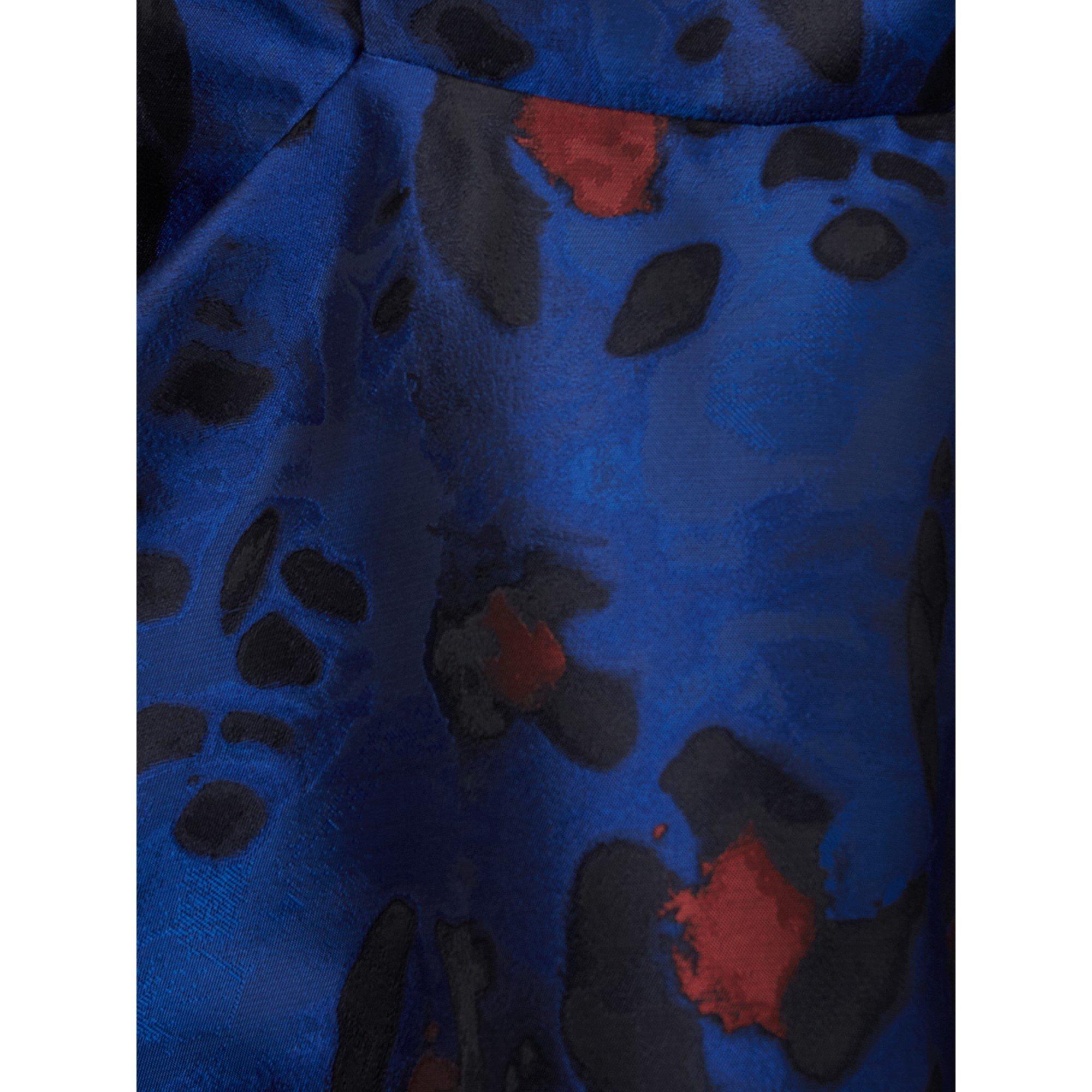 Cobalt/Multi - Phase Eight - Clarisse Print Jacquard Dress - 4