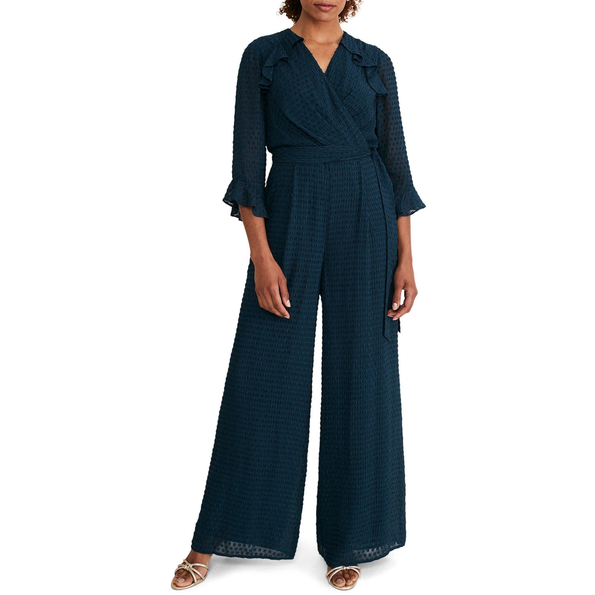 Ocean - Phase Eight - Hattie Wrap Wide Leg Jumpsuit - 2