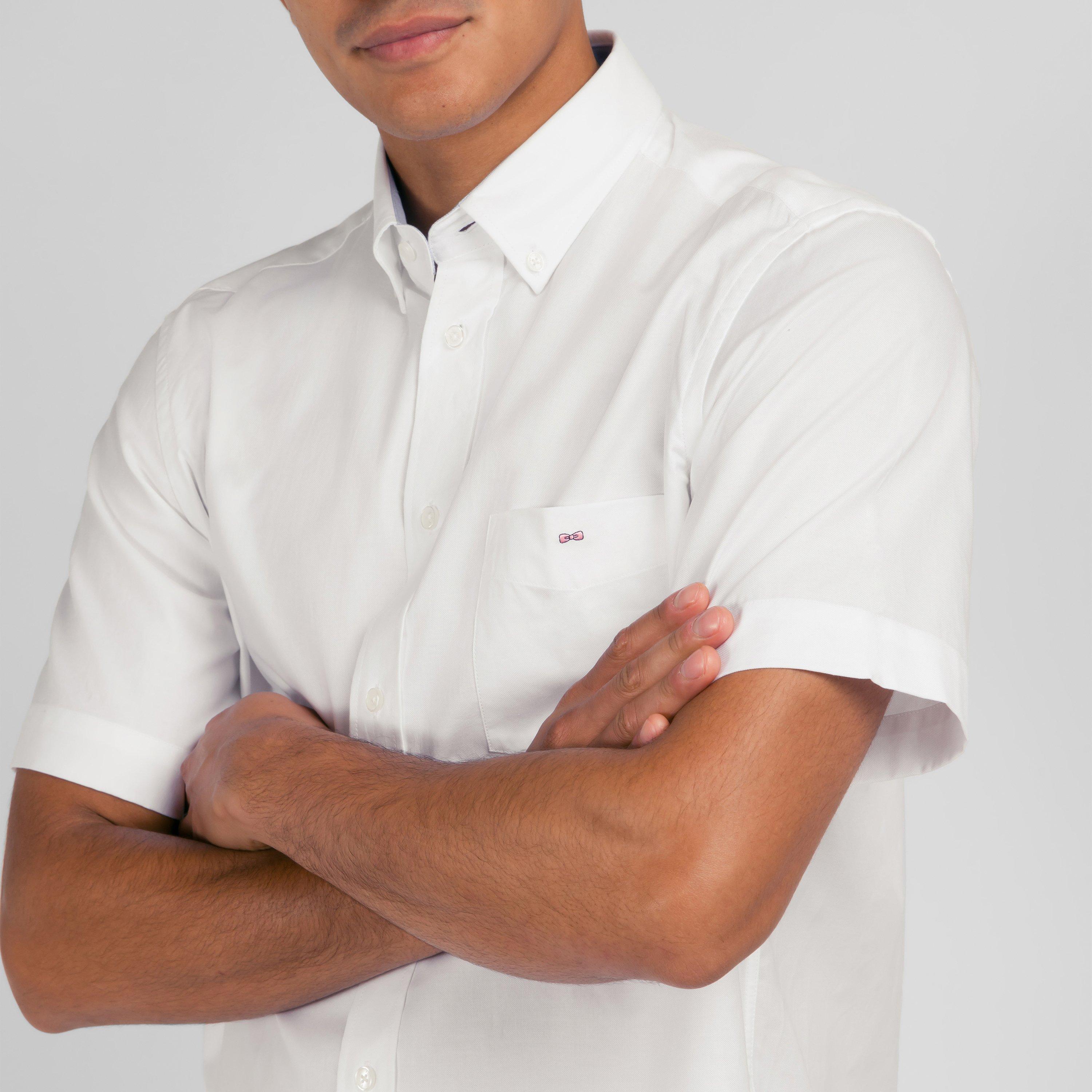 Bc - Eden Park - Short sleeved pink cotton shirt - 4