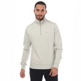 Belstaff Cotton Fleece Alloy Quarter Zip Sweatshirt