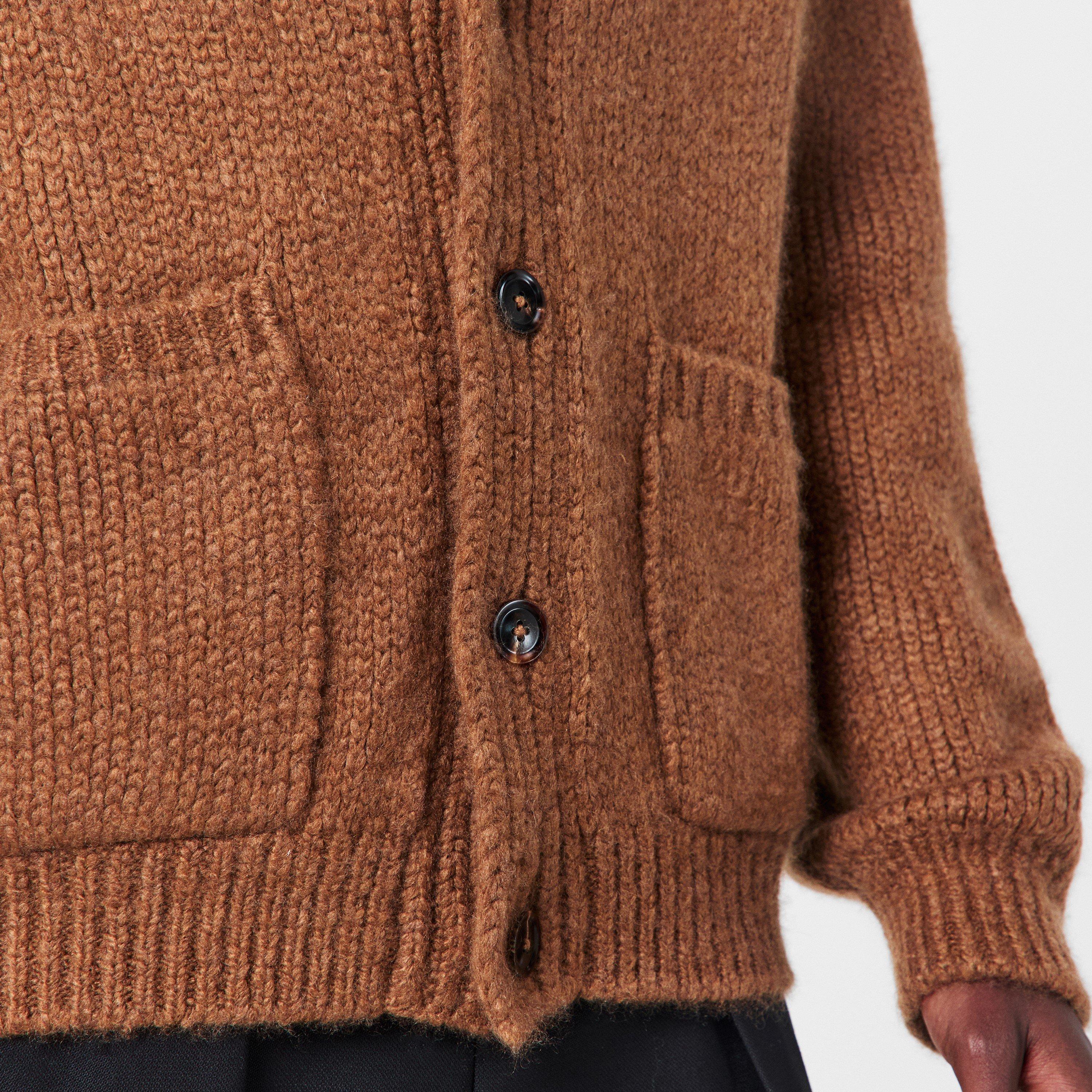 Toffee - Tom Ford - Men's Cashmere Button-Front Cardigan - 5