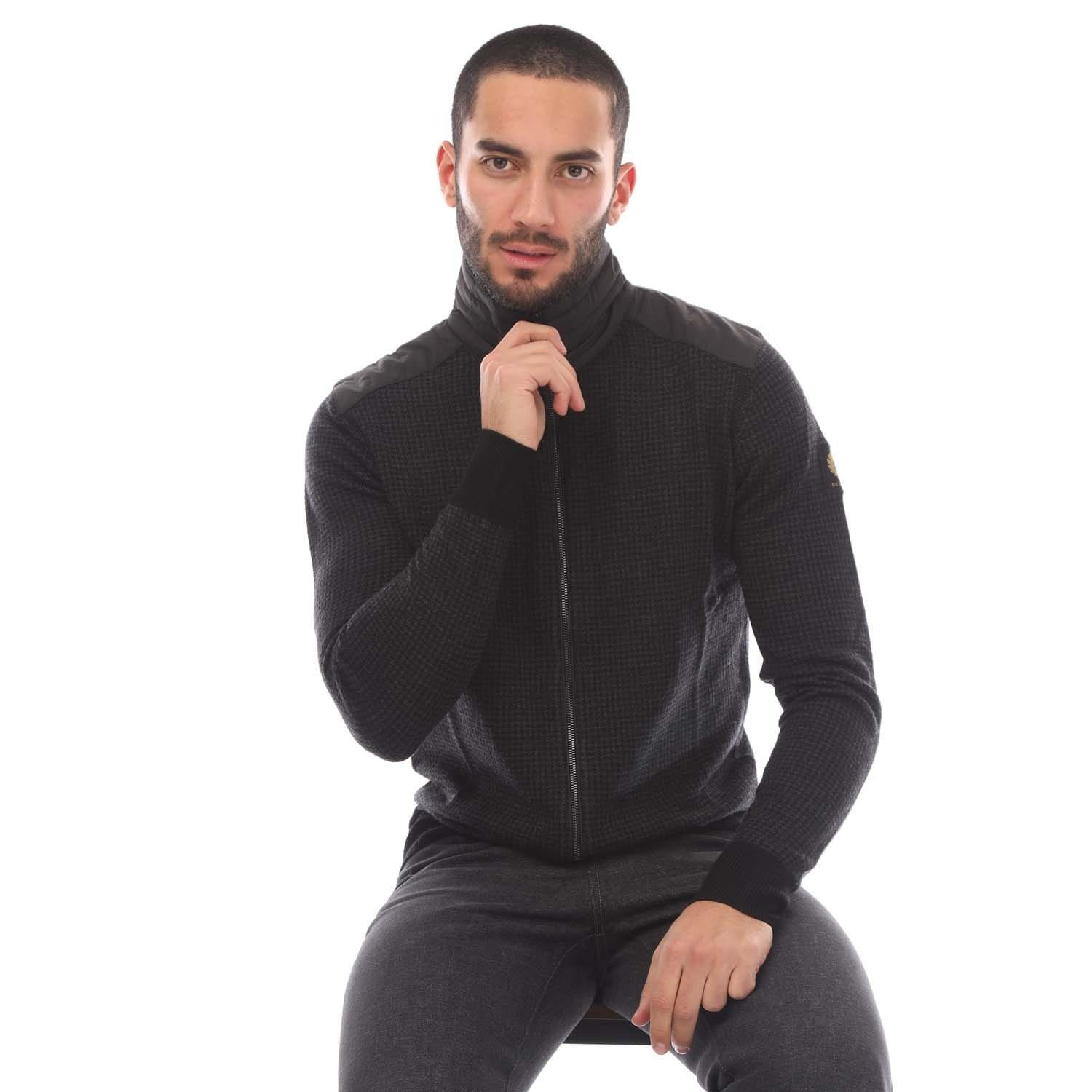 Black - Belstaff - Kelby Zip Cardigan - 4