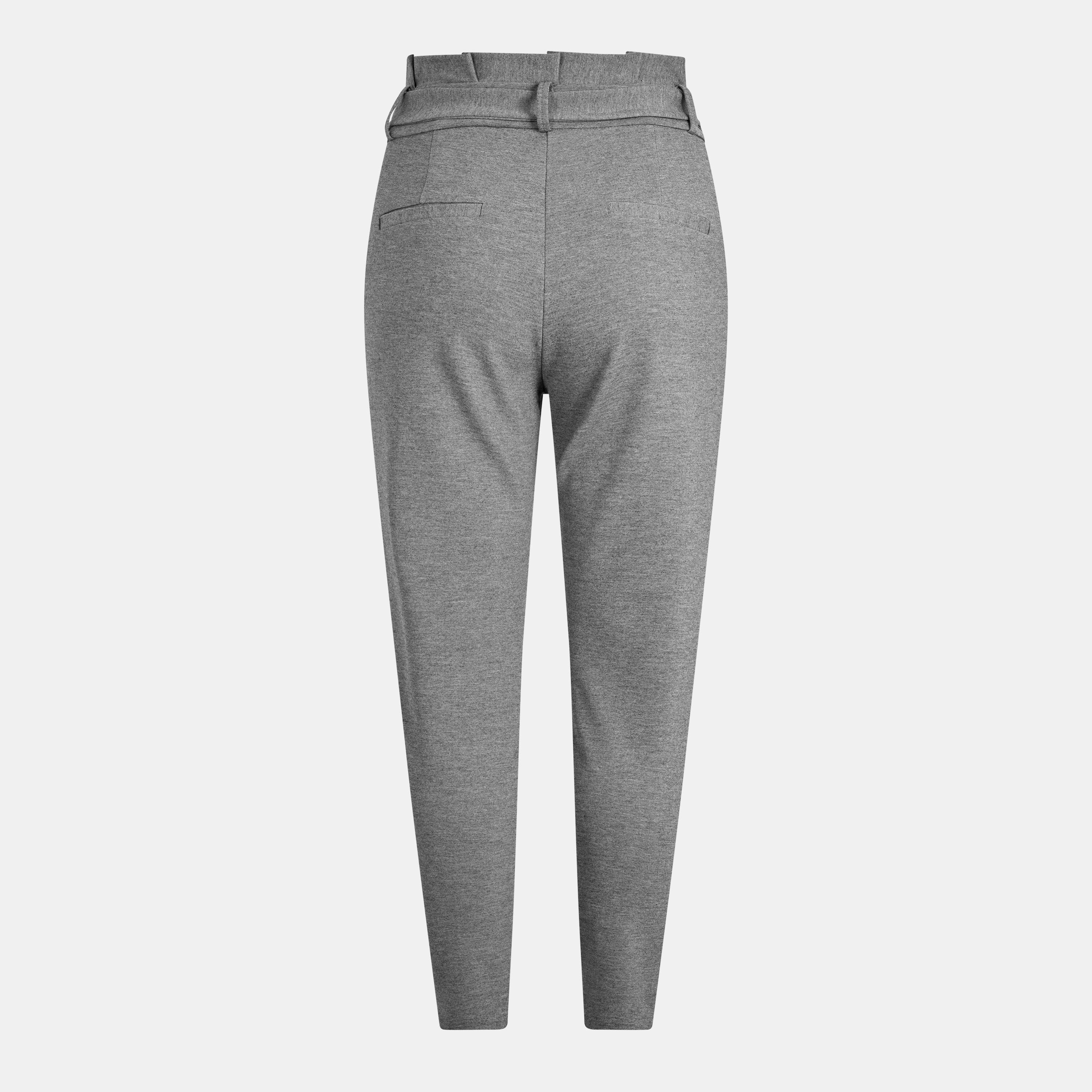 Med Grey Mlng - Vero Moda - Eva High-Waisted Trousers - 2