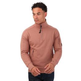 CP Company Diagonal Raised Fleece Zipped Sweatshirt