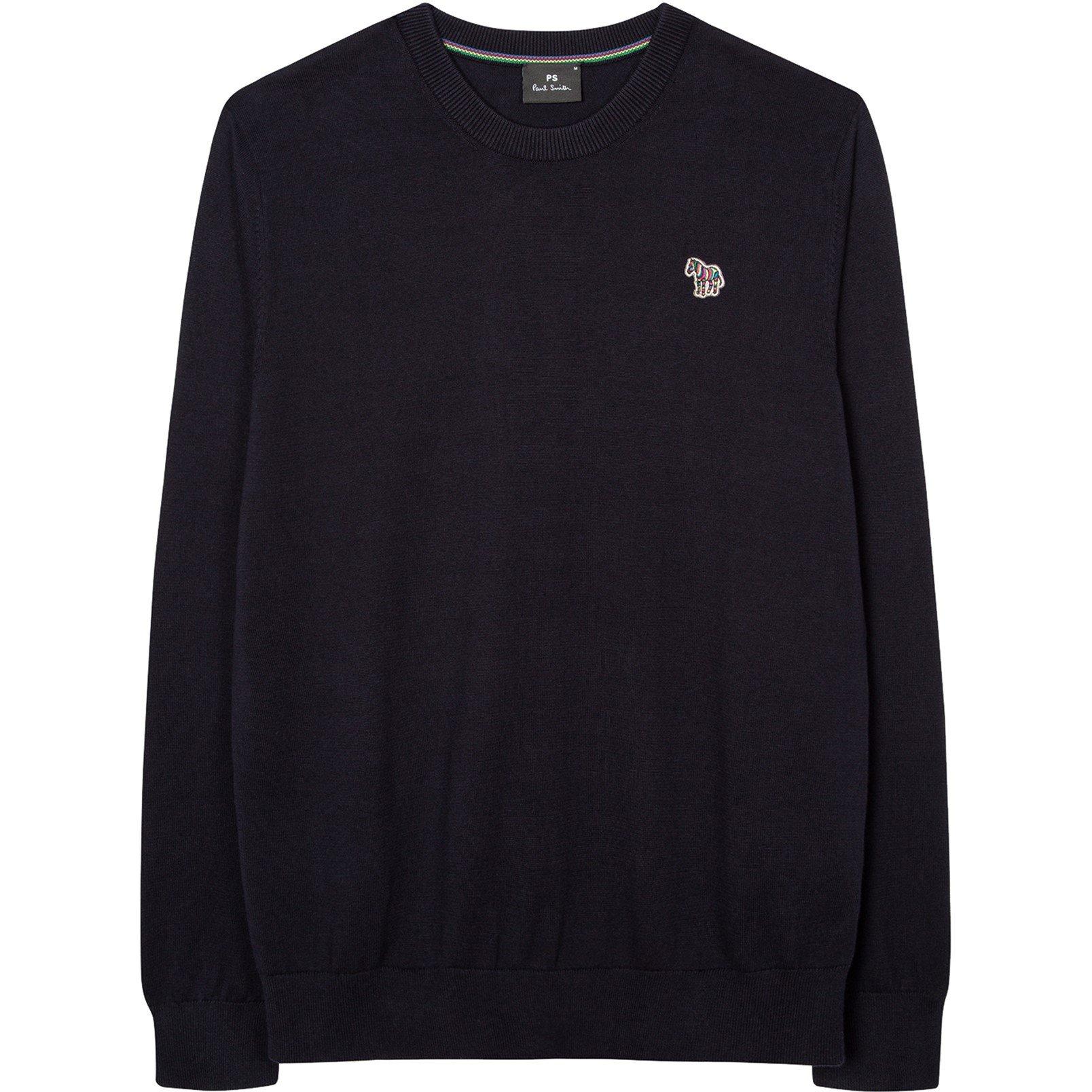 PS Paul Smith Zebra Knit Jumper - Blue 49 - S