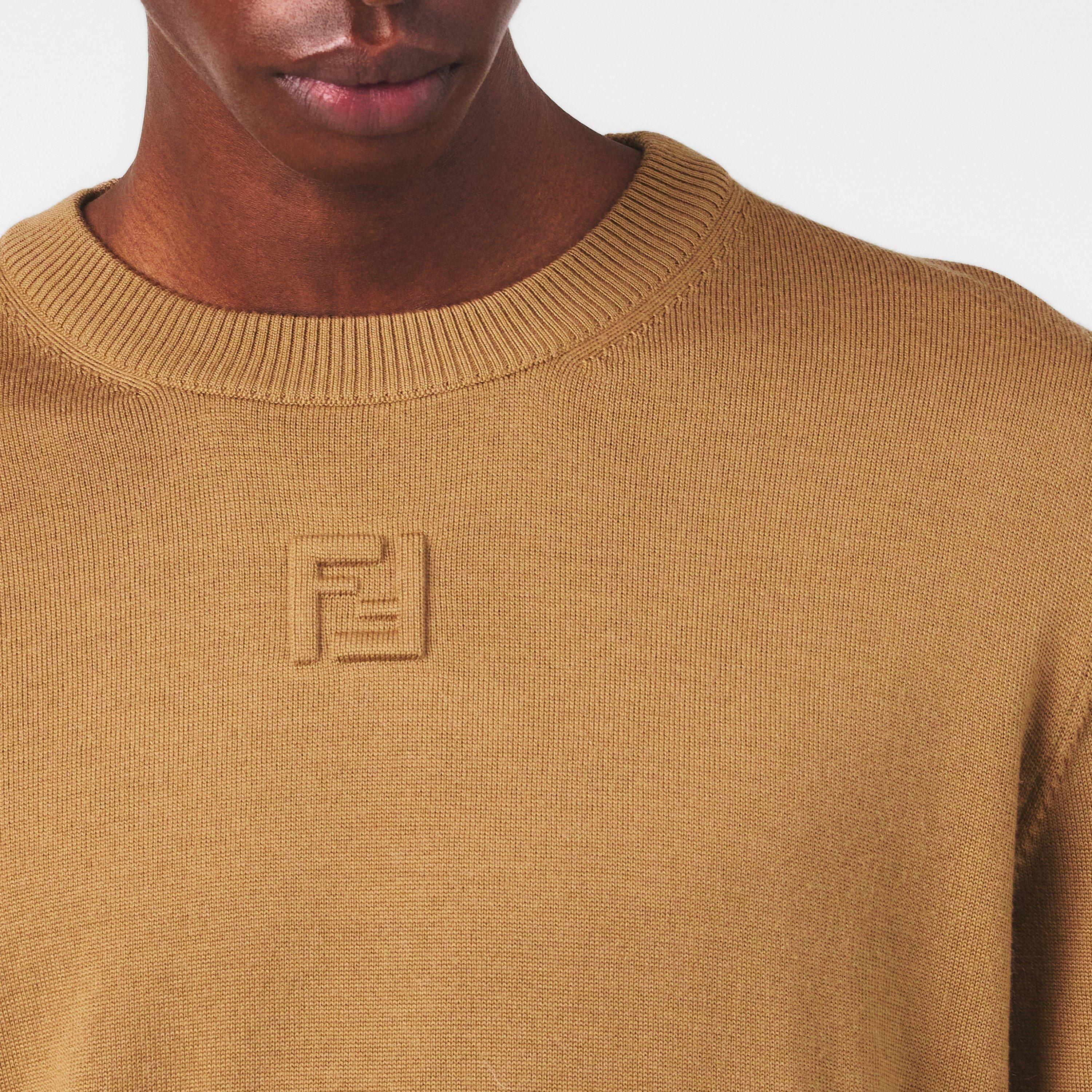 Beige - Fendi - Men's Jumper - 5