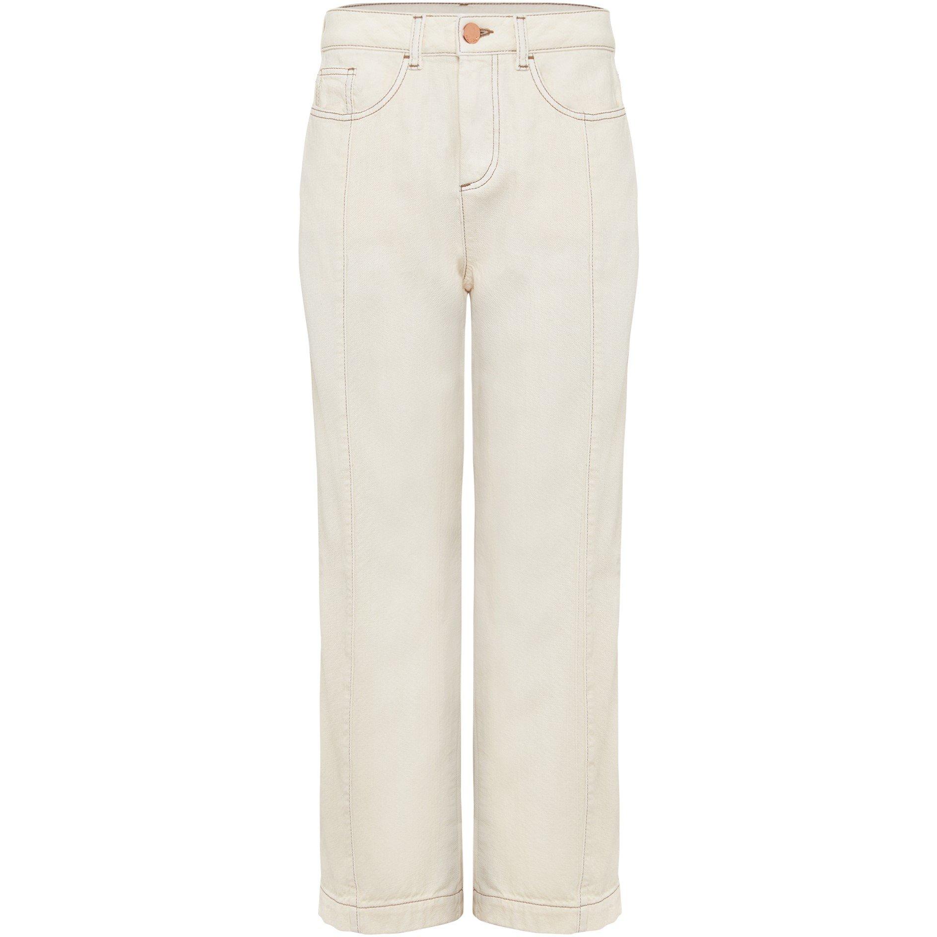 Ecru - Phase Eight - Fraya Wide Leg Jeans - 1