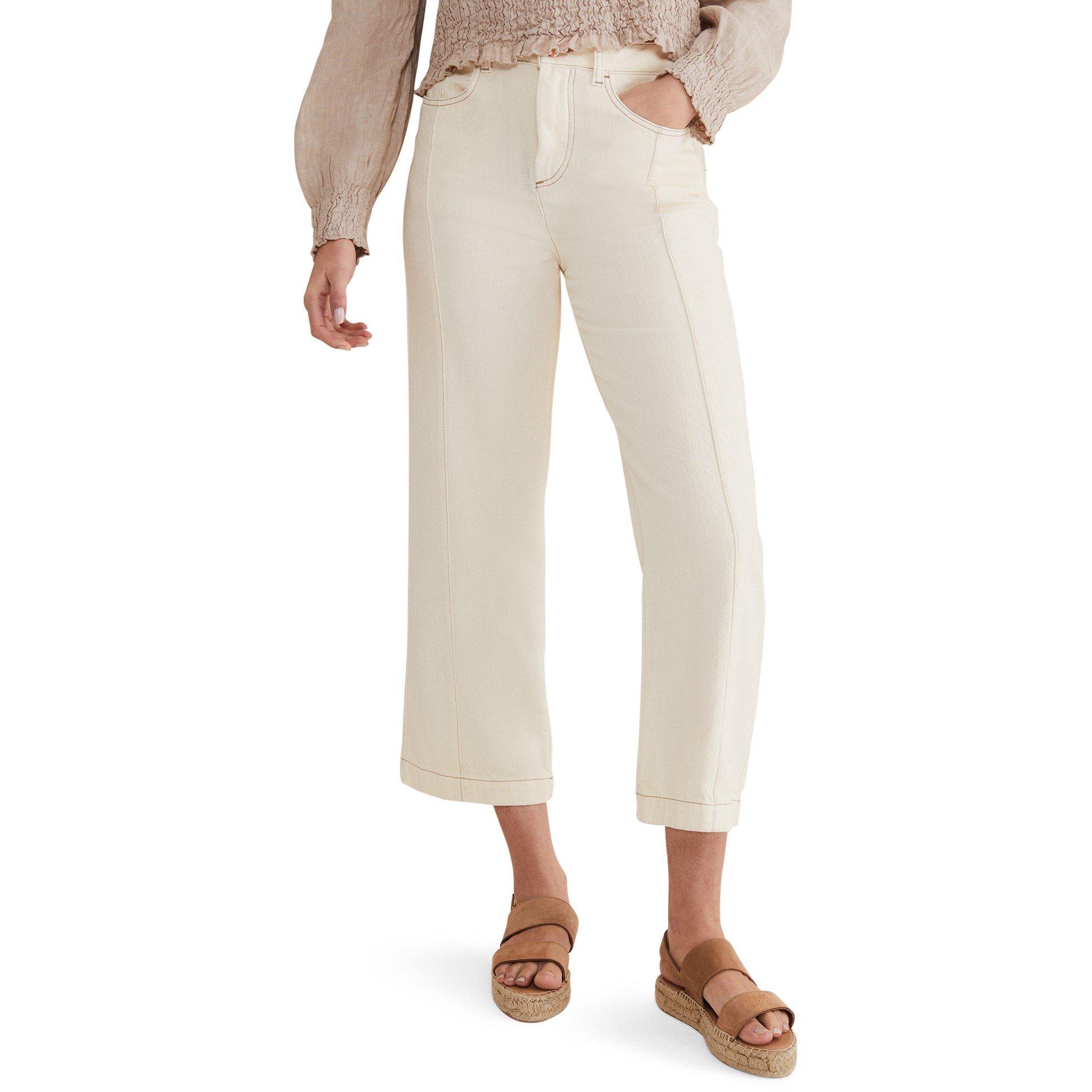 Ecru - Phase Eight - Fraya Wide Leg Jeans - 2