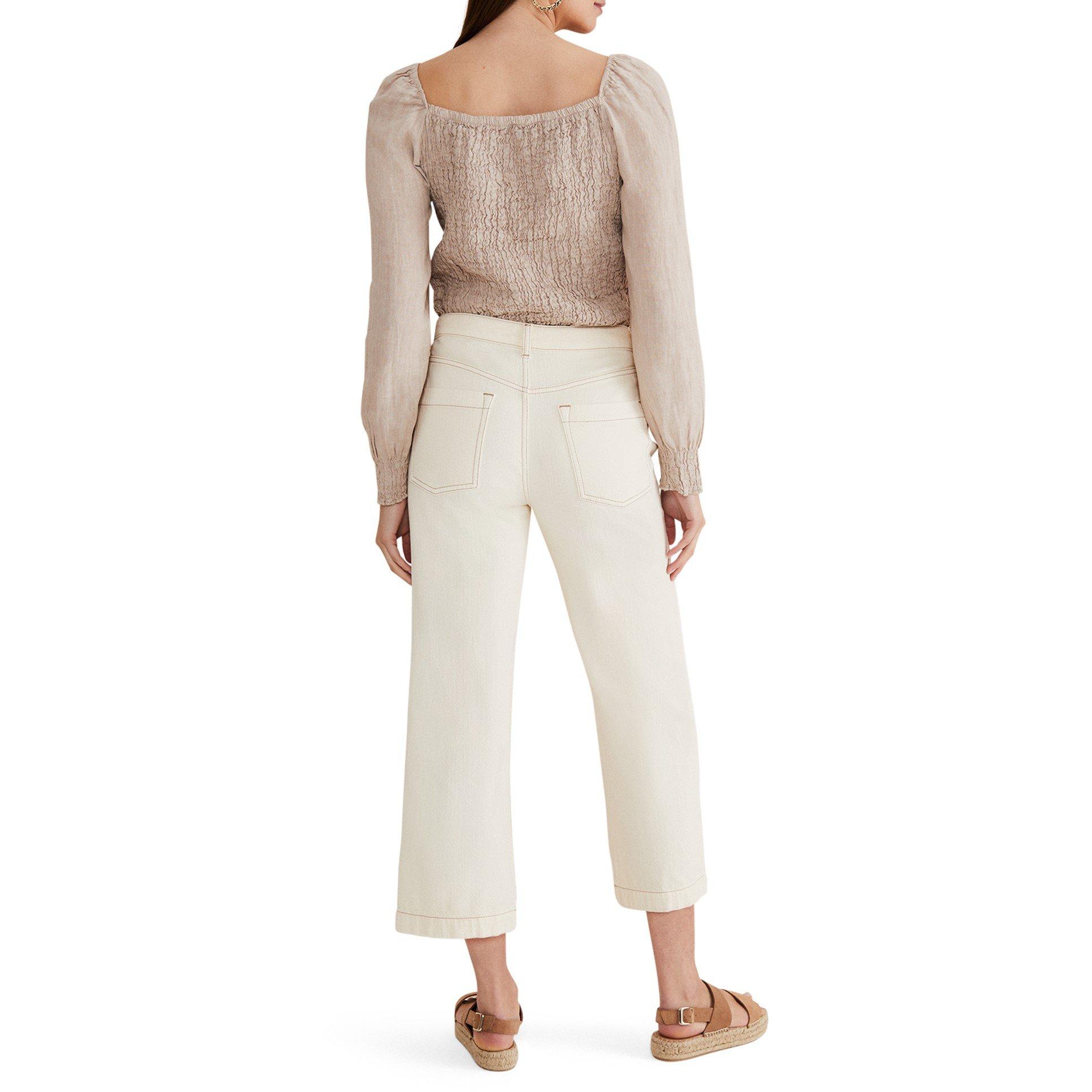Ecru - Phase Eight - Fraya Wide Leg Jeans - 3