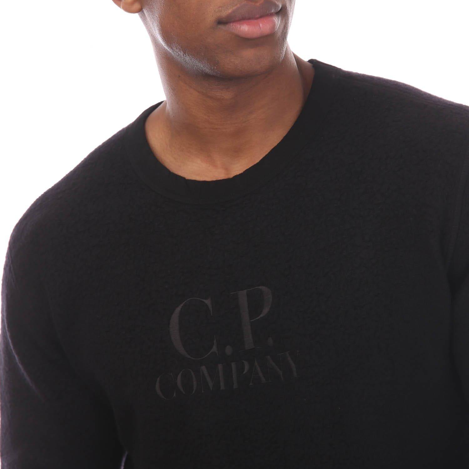 Black - CP Company - Crewneck Sweatshirt - 3