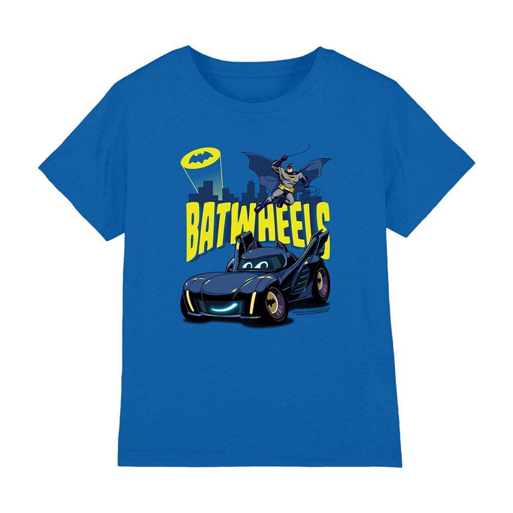 Blue - DC Comics - Bam And Batman Kids T-Shirt Royal - 1