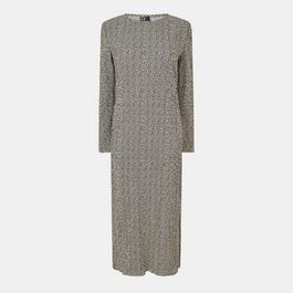 Pieces Dress Fem Kni Ld99