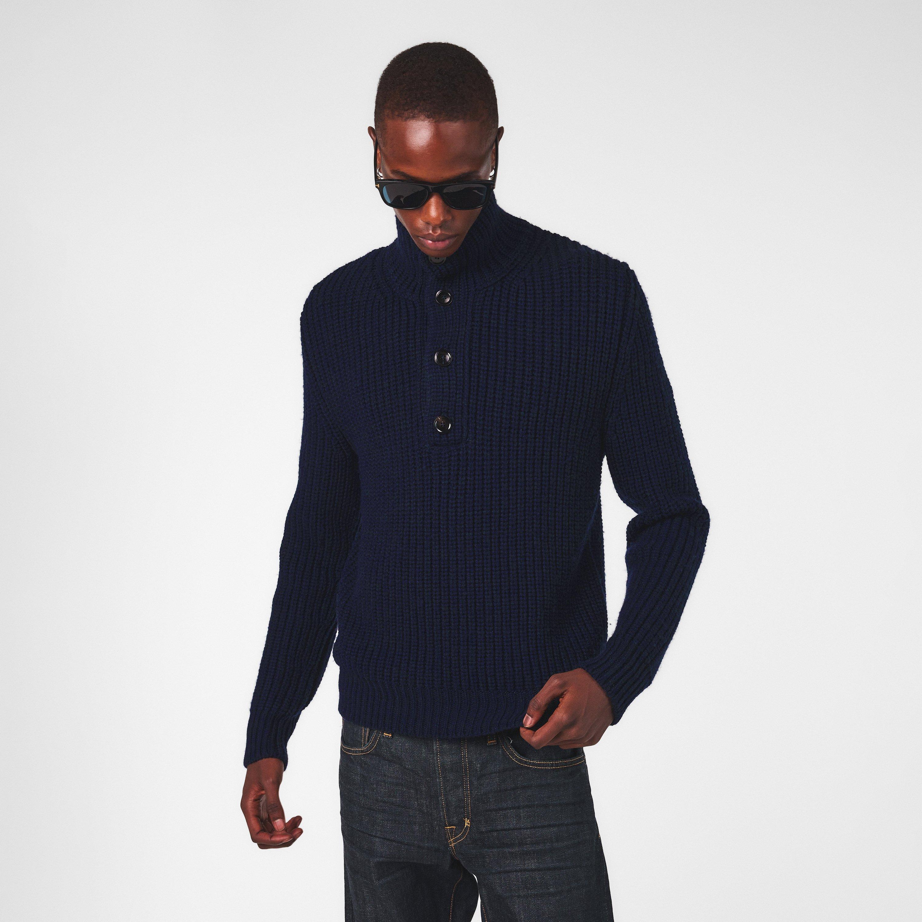 Dark Navy - Tom Ford - Men's Jumper - 3