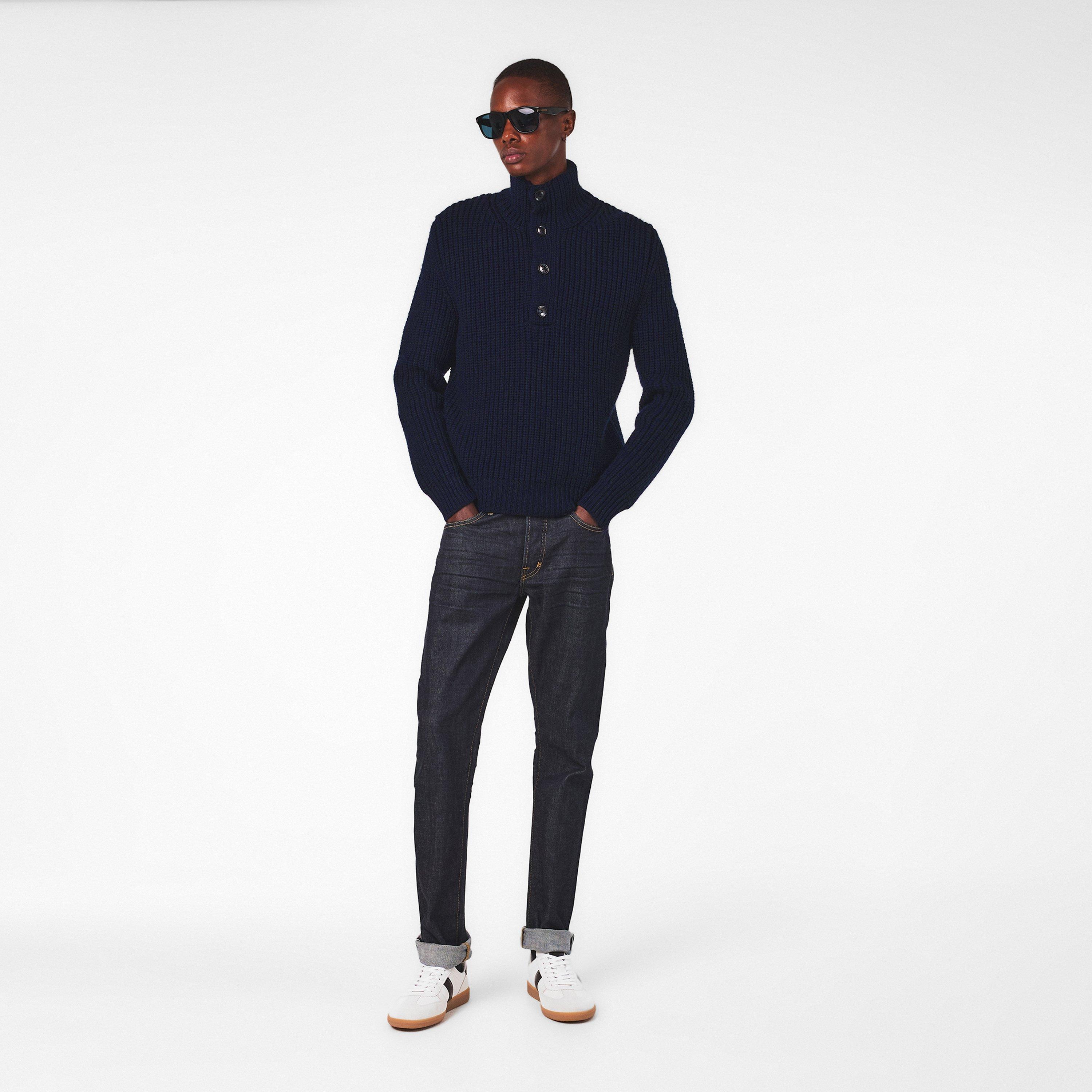 Dark Navy - Tom Ford - Men's Jumper - 6