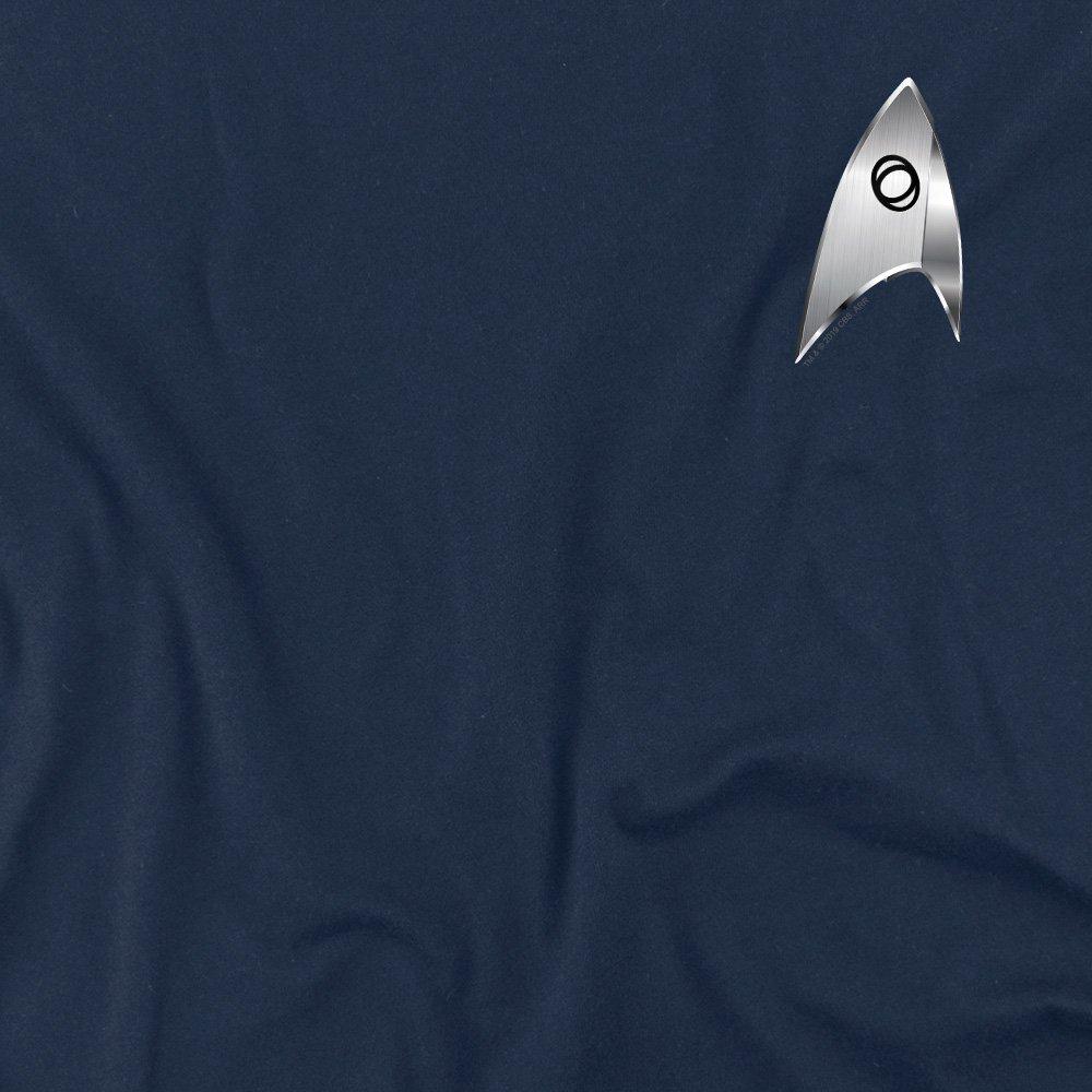 Navy - Star Trek - Star Trek Discovery Sciences Badge T Shirt Navy - 2