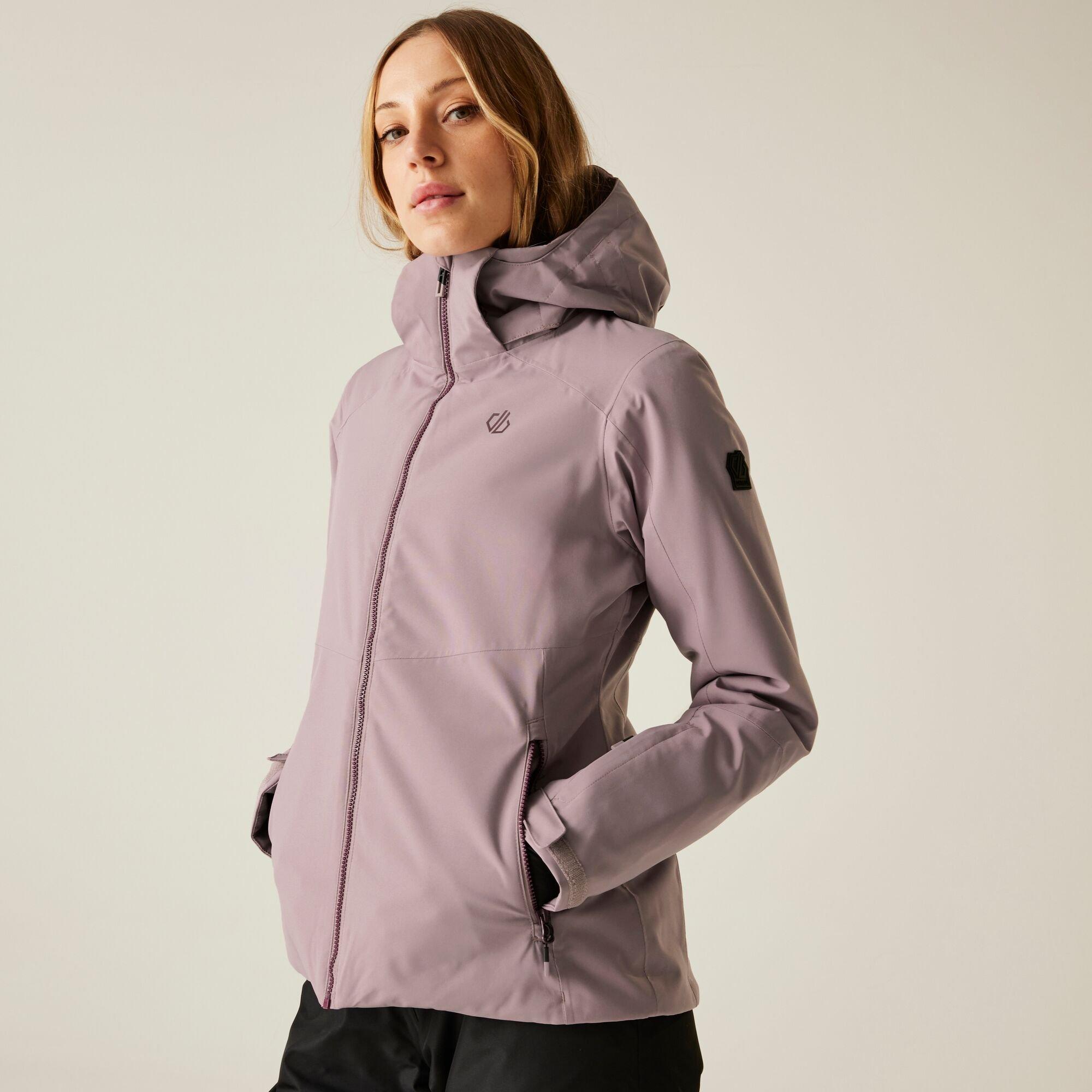 Dare 2B Women's Flurry Ii Ared 30/30 Stretch Insulated Waterproof Jacket - Heather - 18