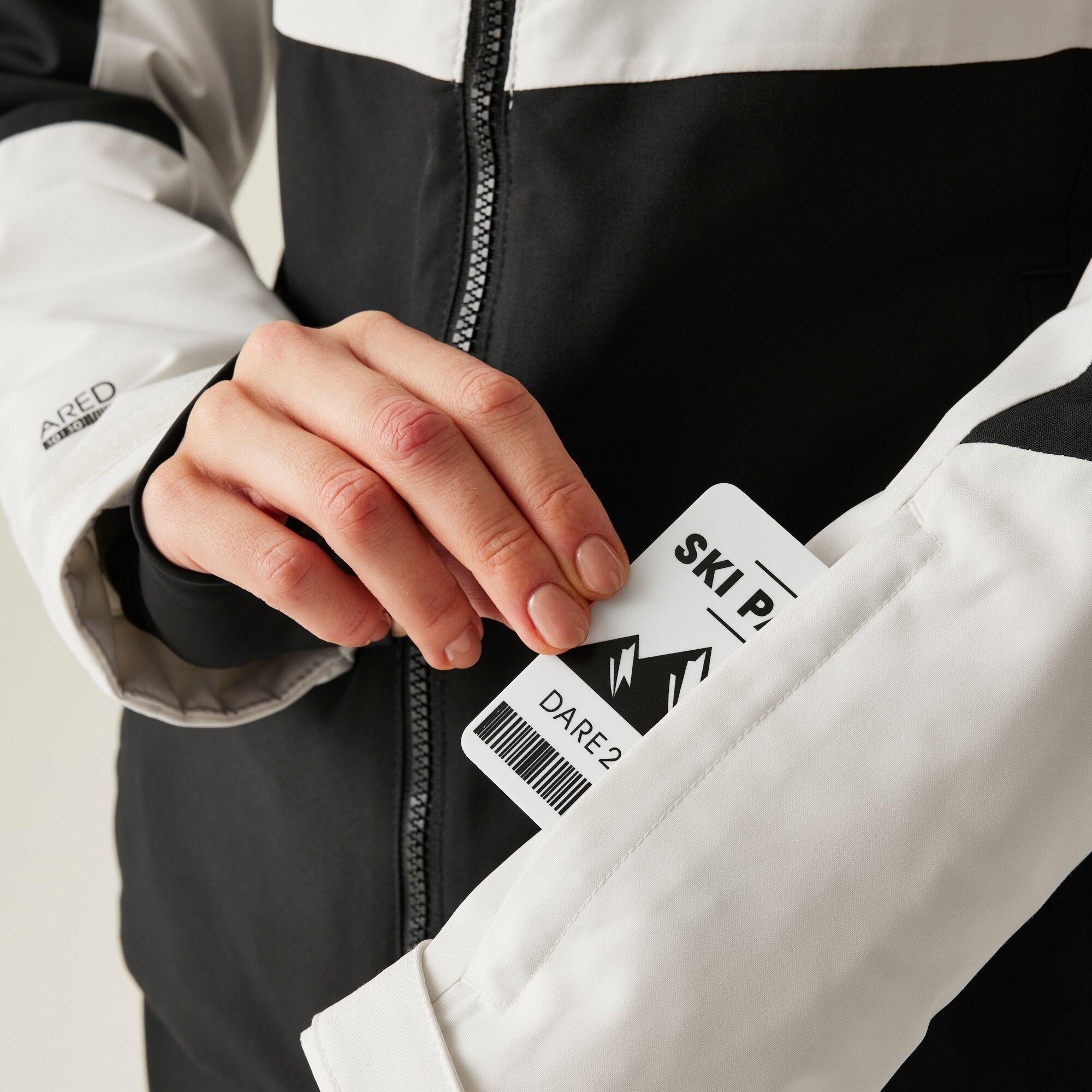 Egret White - Dare 2b - Women's Flurry II ARED 30/30 Stretch Insulated Waterproof Jacket - 7
