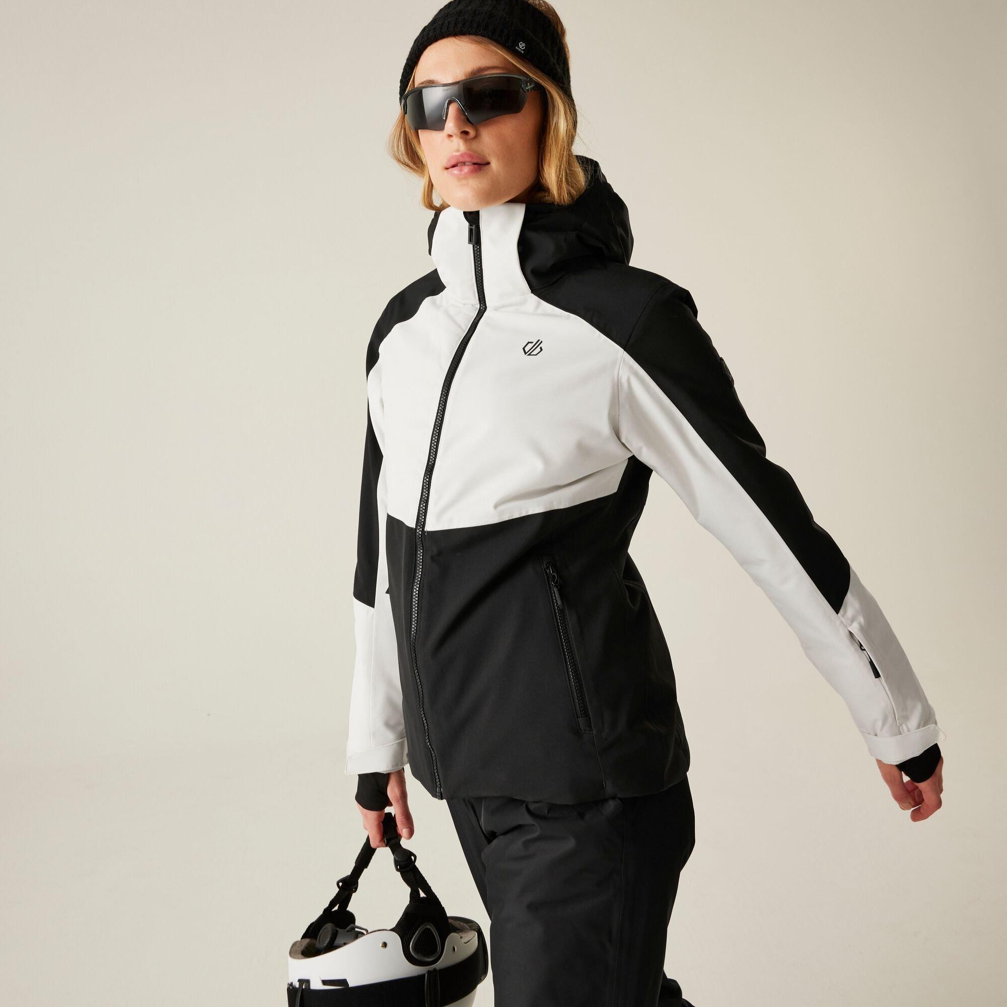 Egret White - Dare 2b - Women's Flurry II ARED 30/30 Stretch Insulated Waterproof Jacket - 9