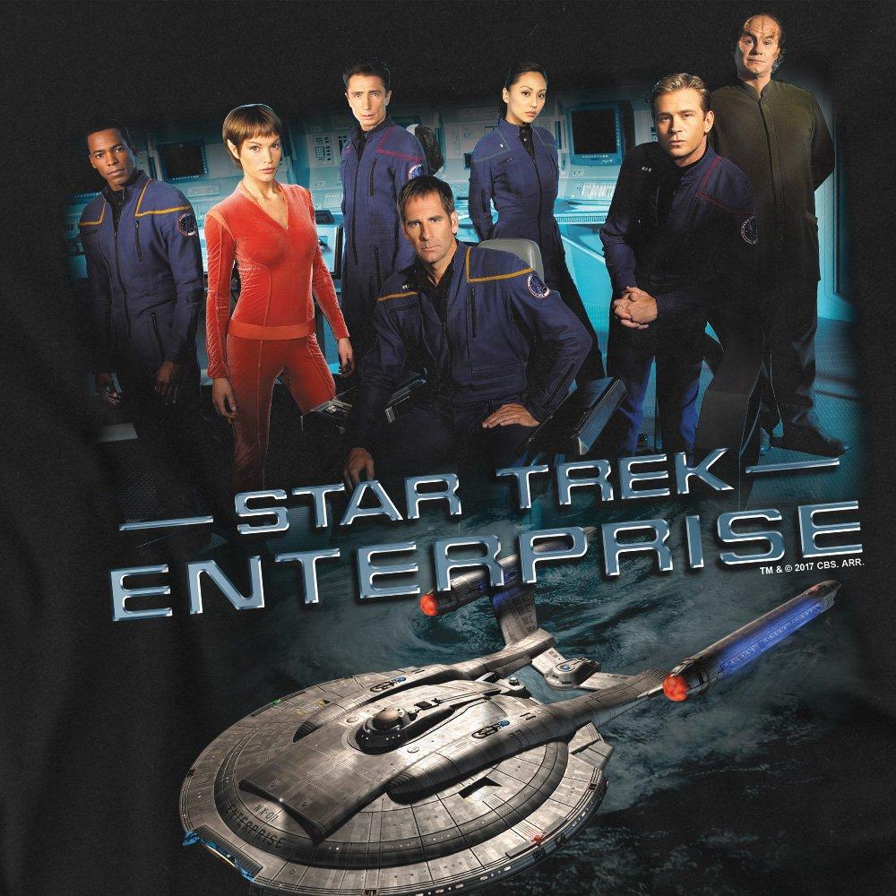Black - Star Trek - Star Trek Enterprise Crew T Shirt Black - 2