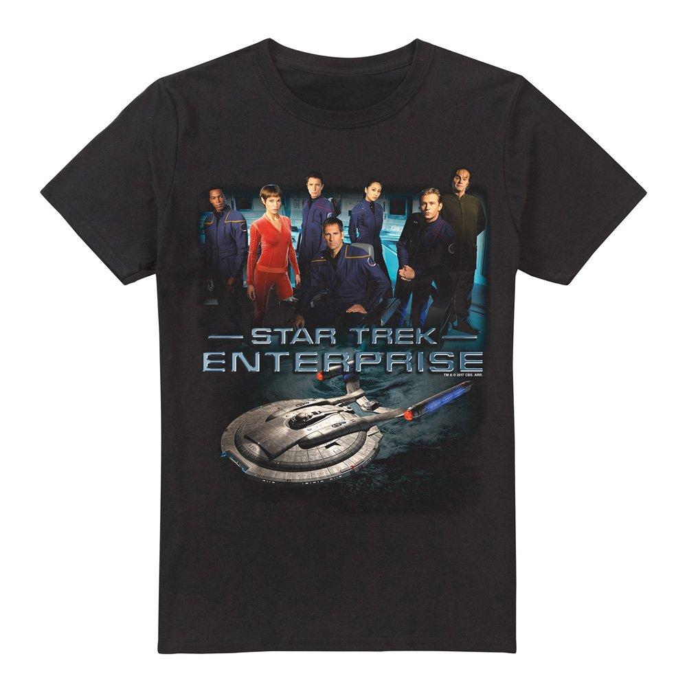 Black - Star Trek - Star Trek Enterprise Crew T Shirt Black - 4