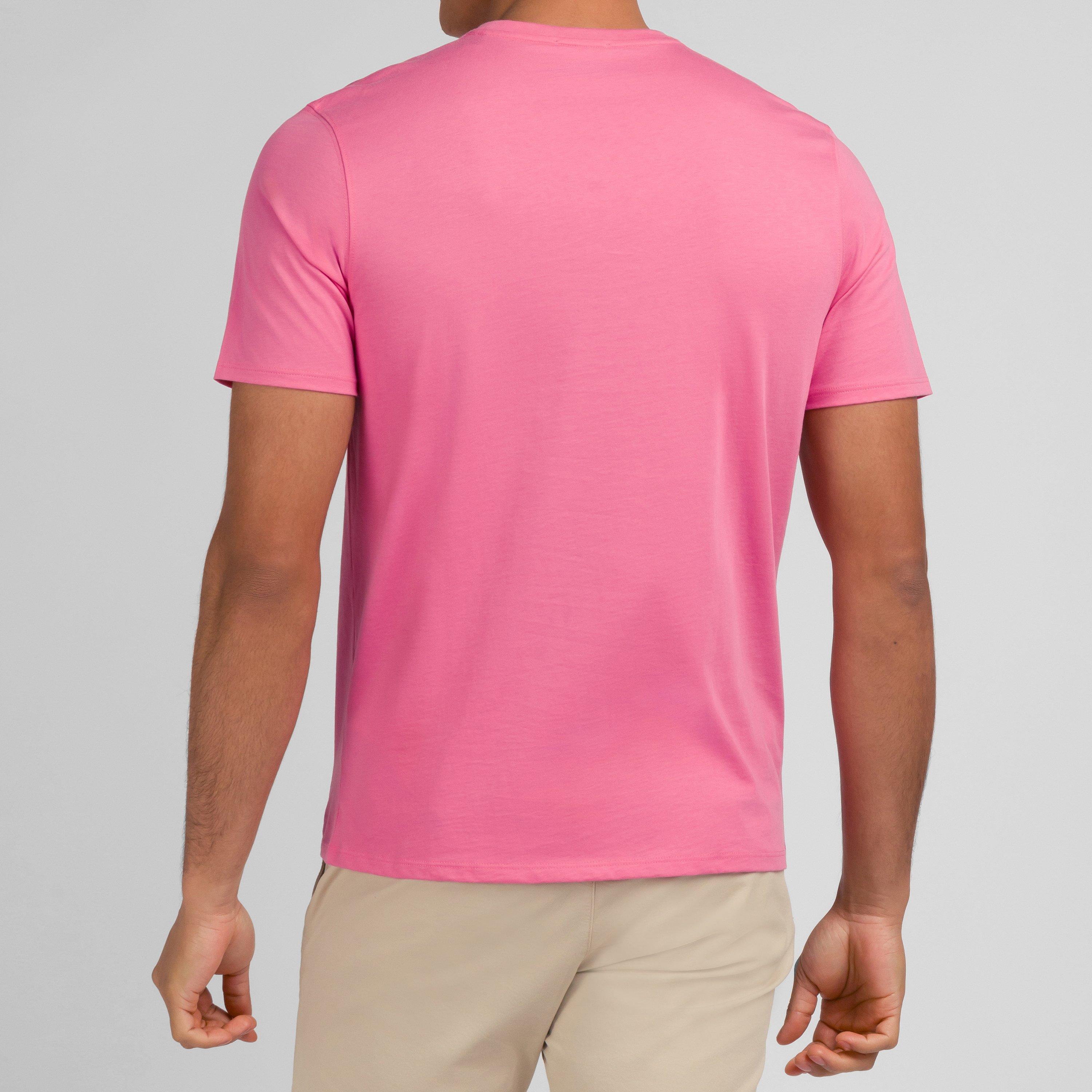 Rov7 - Eden Park - Pink short-sleeved T-shirt - 3