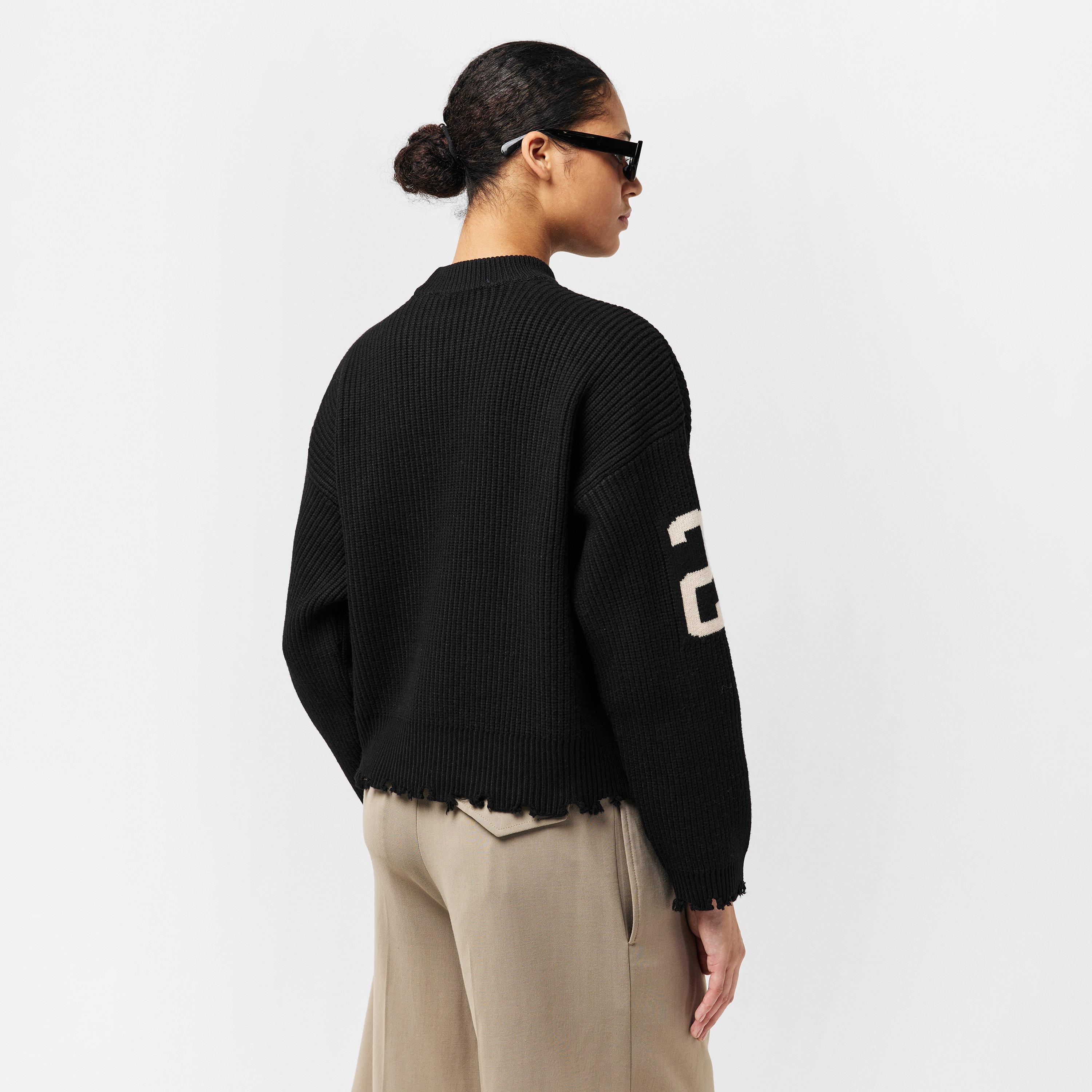 Black - WRSTBHVR - Women's Crew Neck Jumper - 4