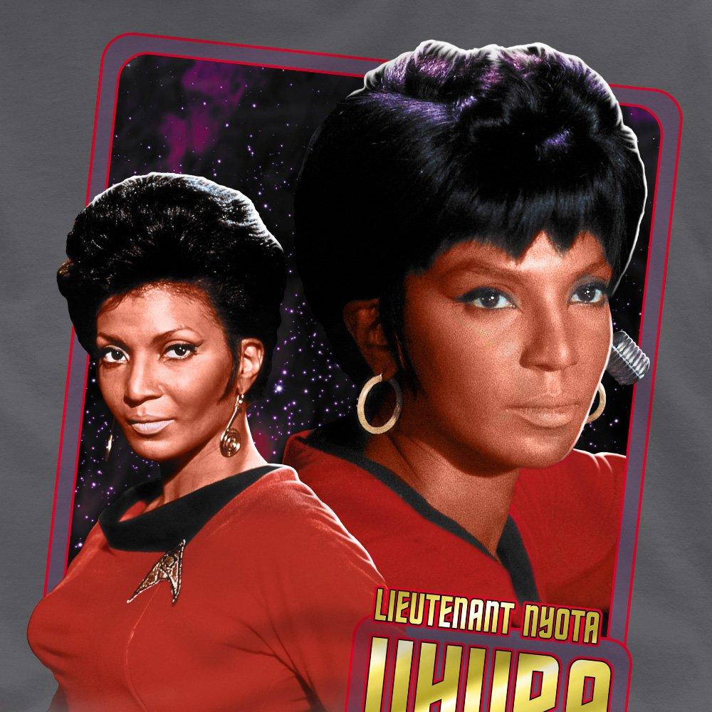 Grey - Star Trek - Star Trek Lieutenant Uhura T Shirt Charcoal - 2