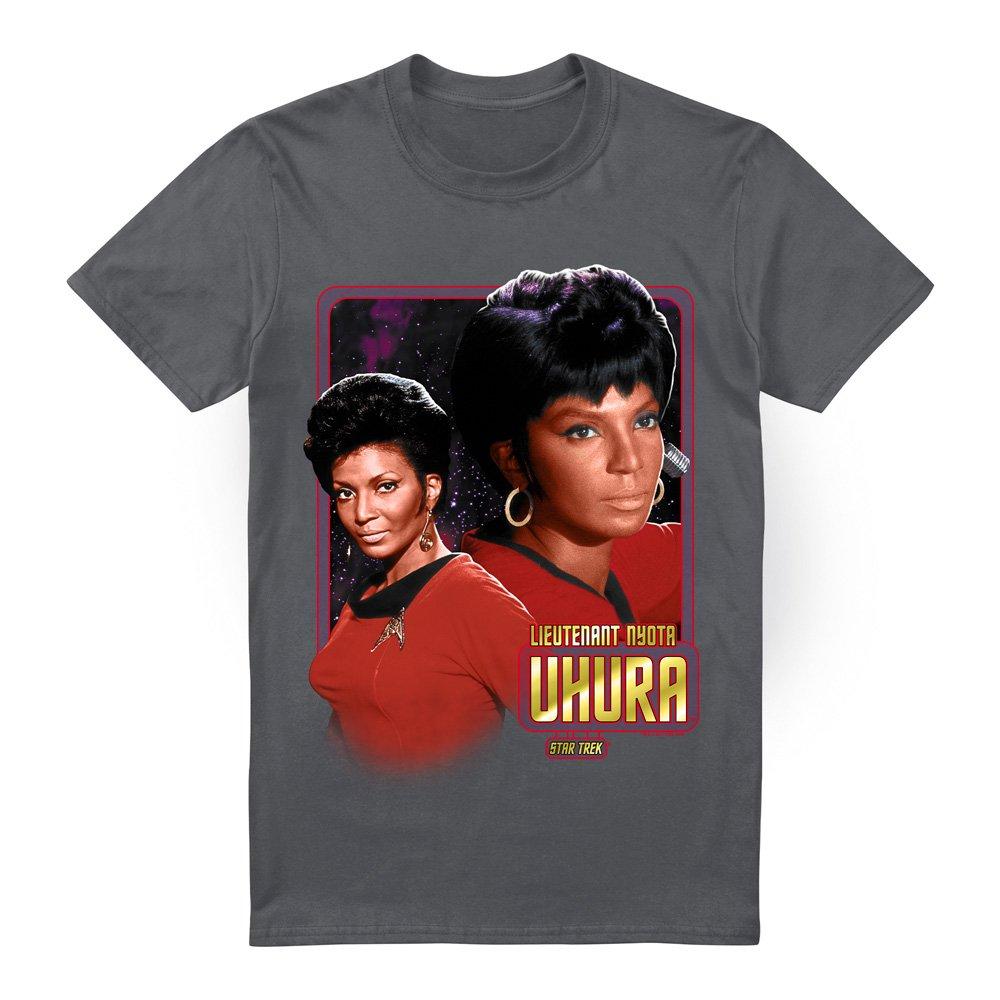 Grey - Star Trek - Star Trek Lieutenant Uhura T Shirt Charcoal - 4