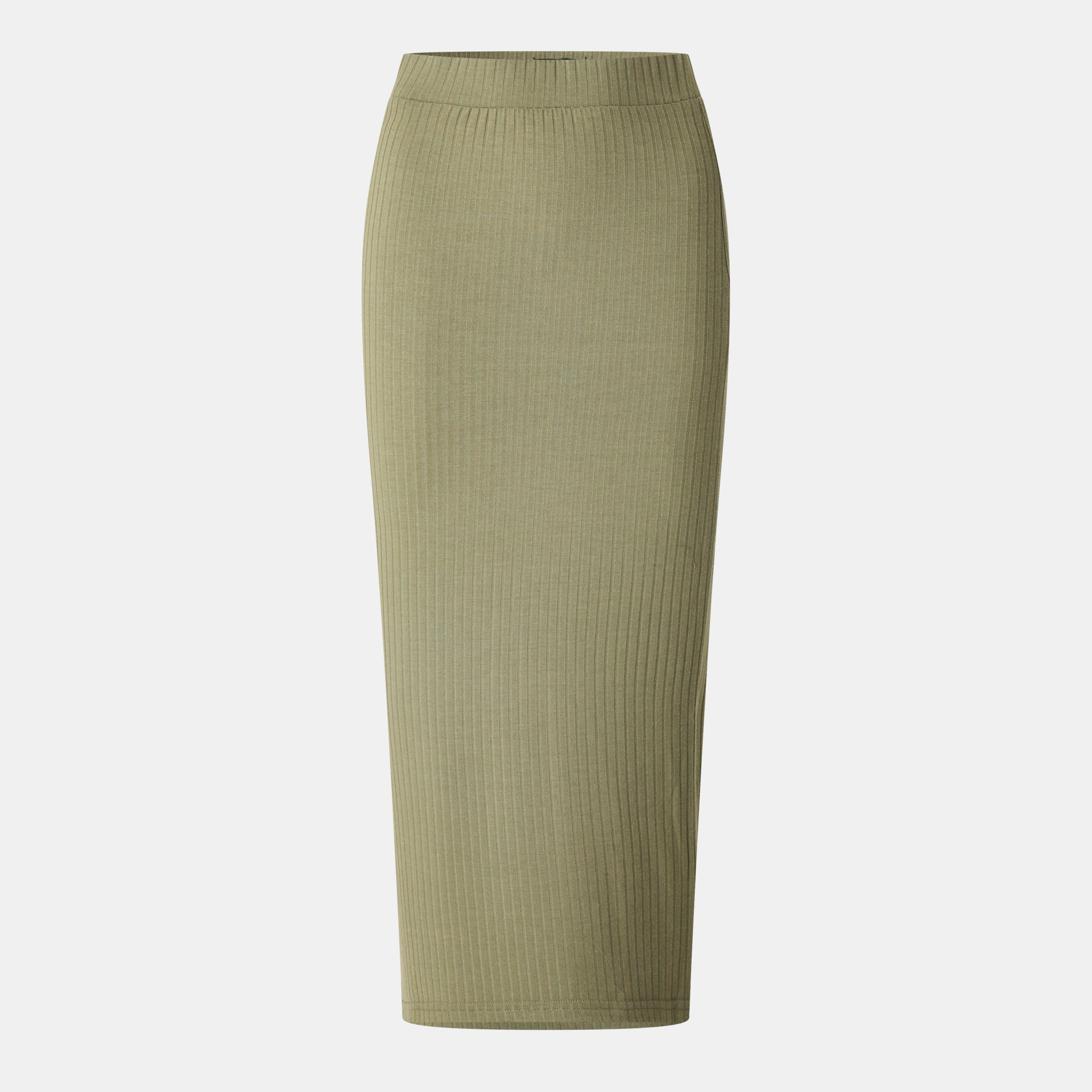 Deep Lichen Gr - Pieces - Women's Midi Skirt - 1