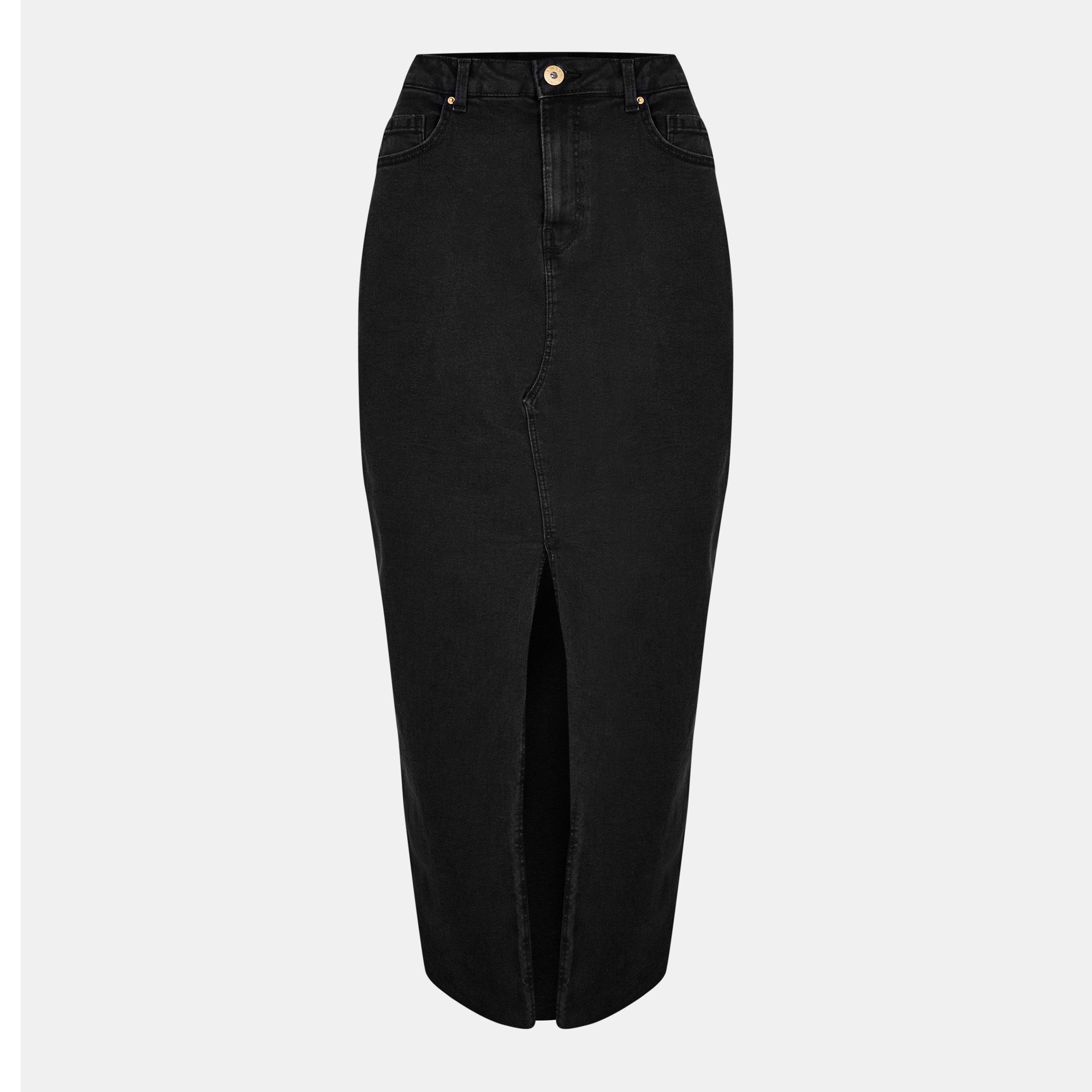 Pieces Women's Midi Skirt - Black - 10 (S)