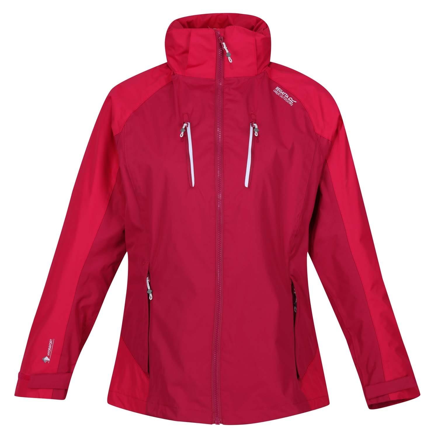 Pink - Regatta - Calderdale IV Waterproof Durable Jacket - 3