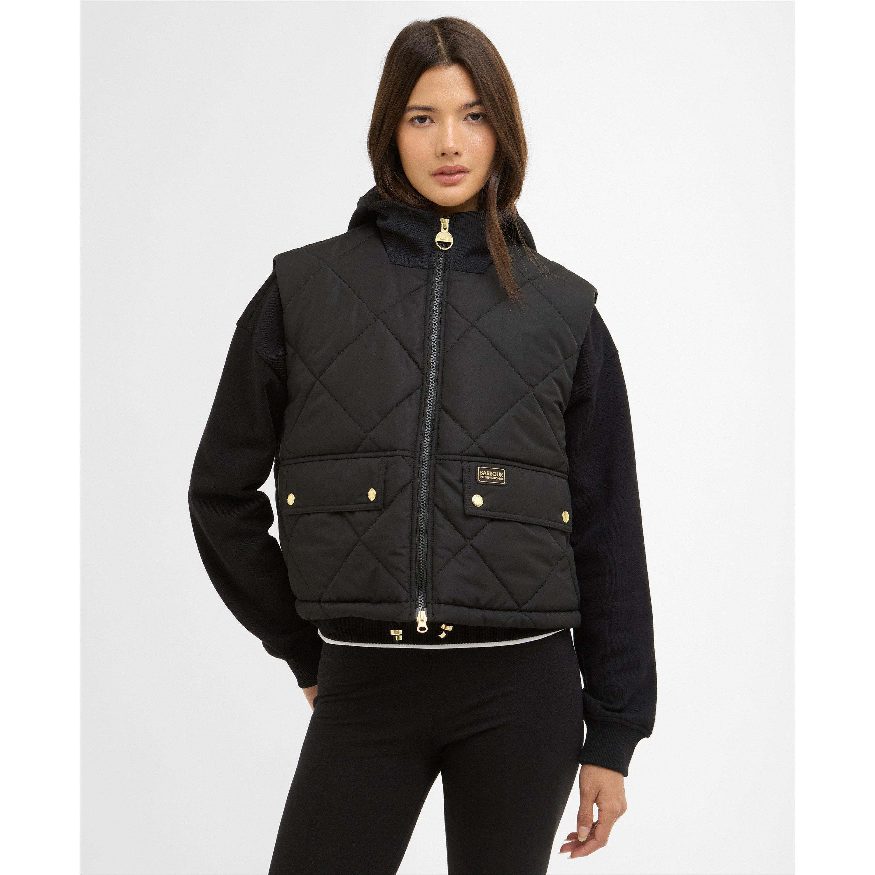 Black - Barbour International - Womens Nia Gilet - 2